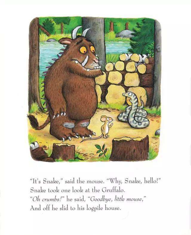 The Gruffaloa nd the Gruffalos child咕噜牛和孩子们(PDF MP3)