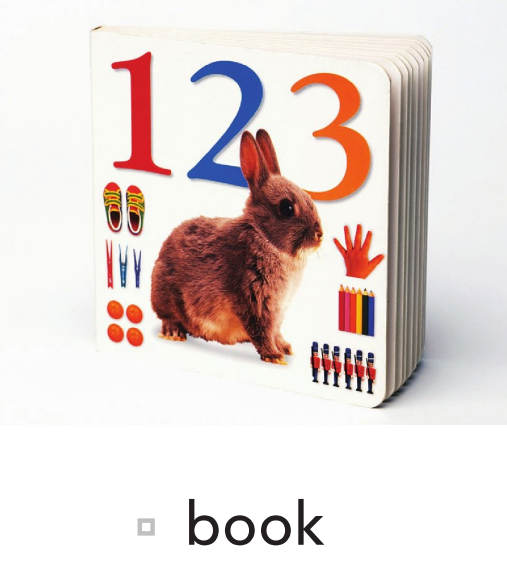 幼儿园单词卡：96个高清pdf单词卡 可点读版