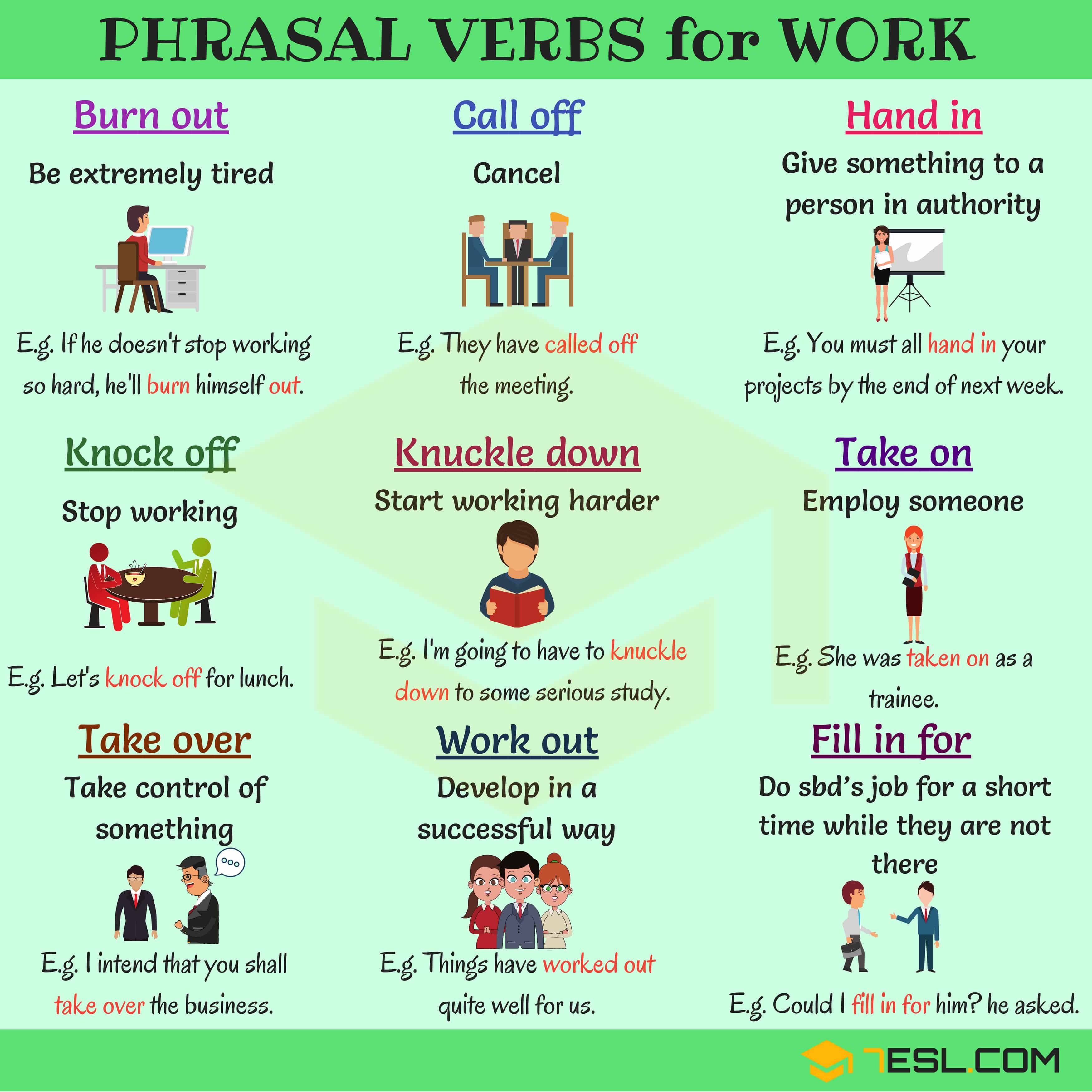 PHRASAL-VERBS-for-WORK