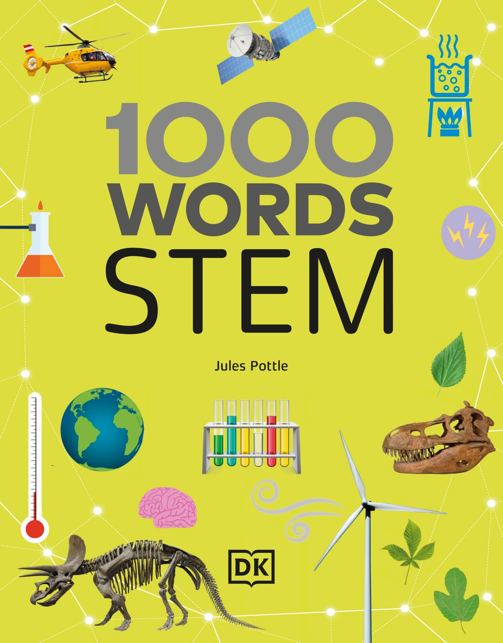 《1000-Words-STEM》儿童科普英语词汇DK单词书PDF1