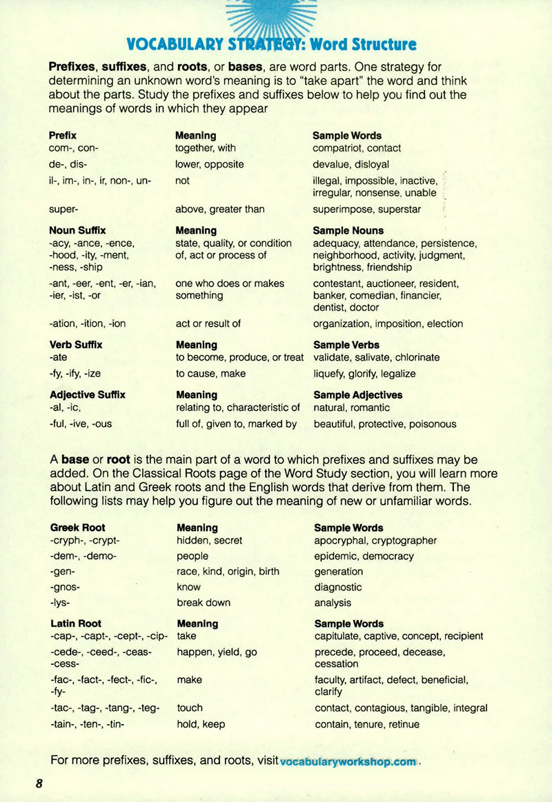 《Vocabulary Workshop G1-5+A-H全13册》英语教材带答案