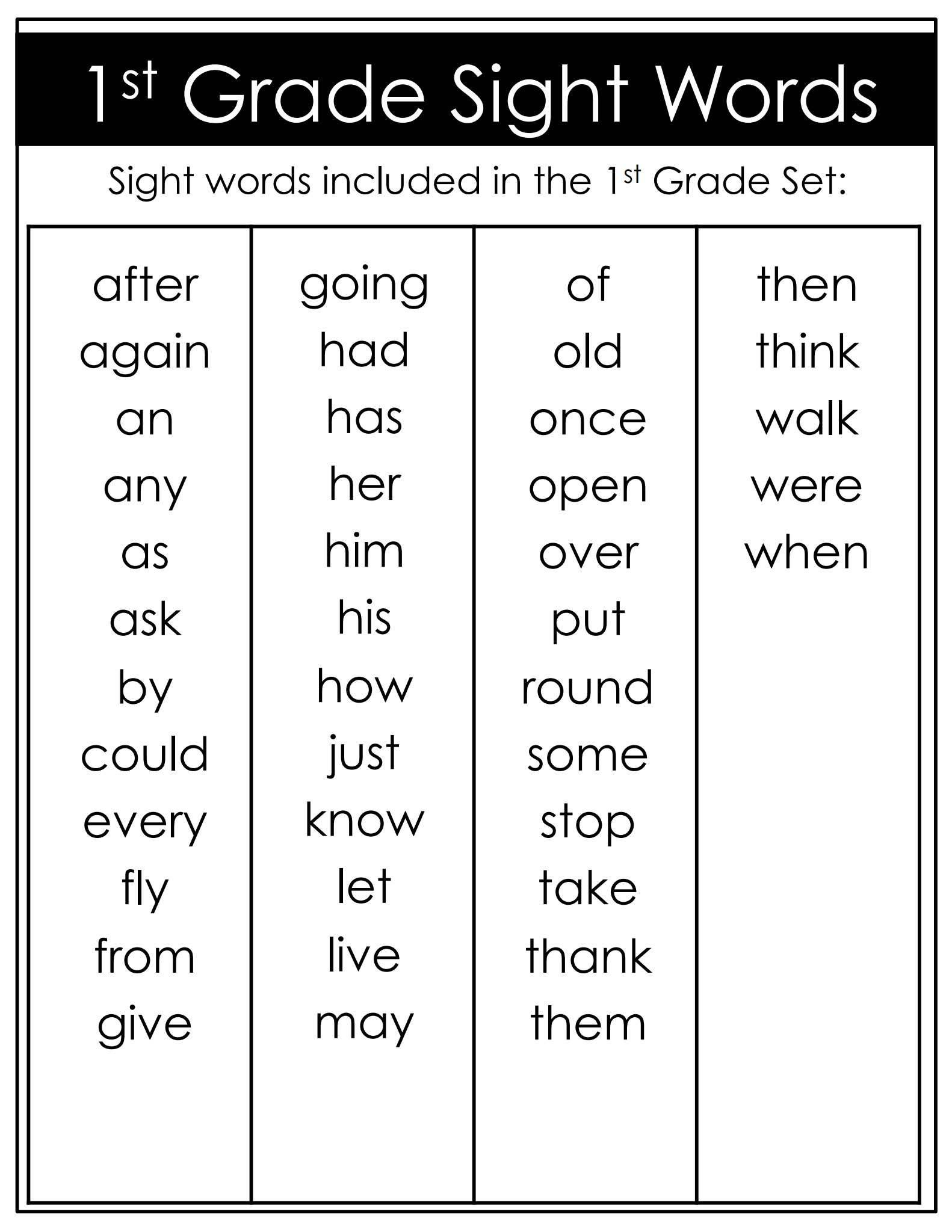 《sight words 词汇学习资源包》孩子英语启蒙必备PDF