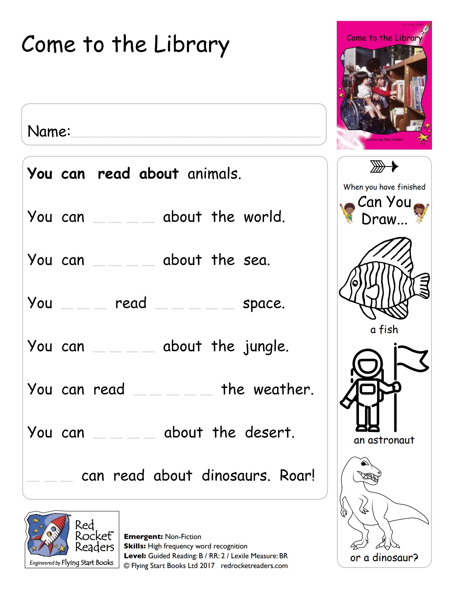 红火箭分级阅读资源Red Red Rocket Reader 黄蓝盒PDF+MP3+练习册