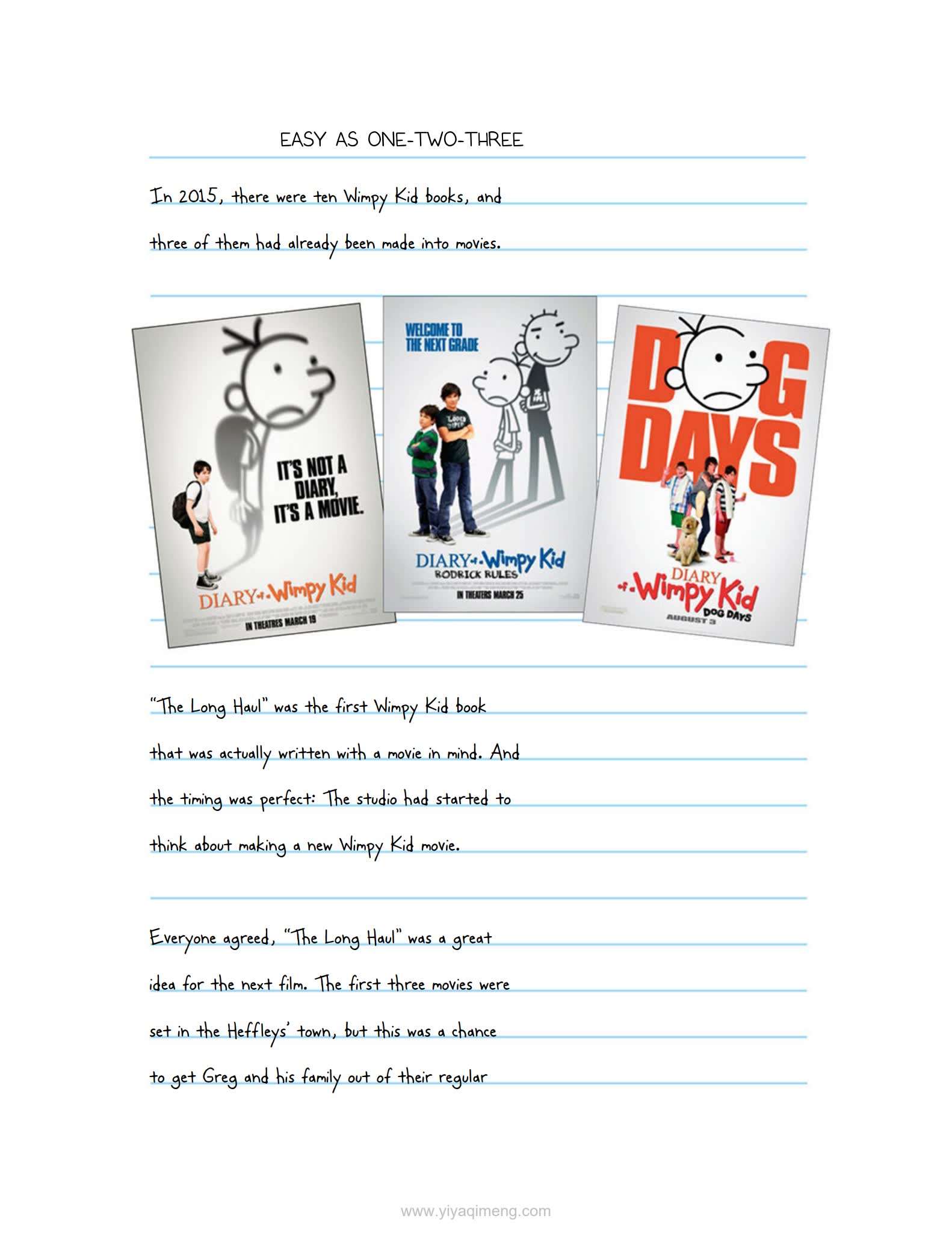 小屁孩日记 Diary of a Wimpy Kid英文版电子书 PDF