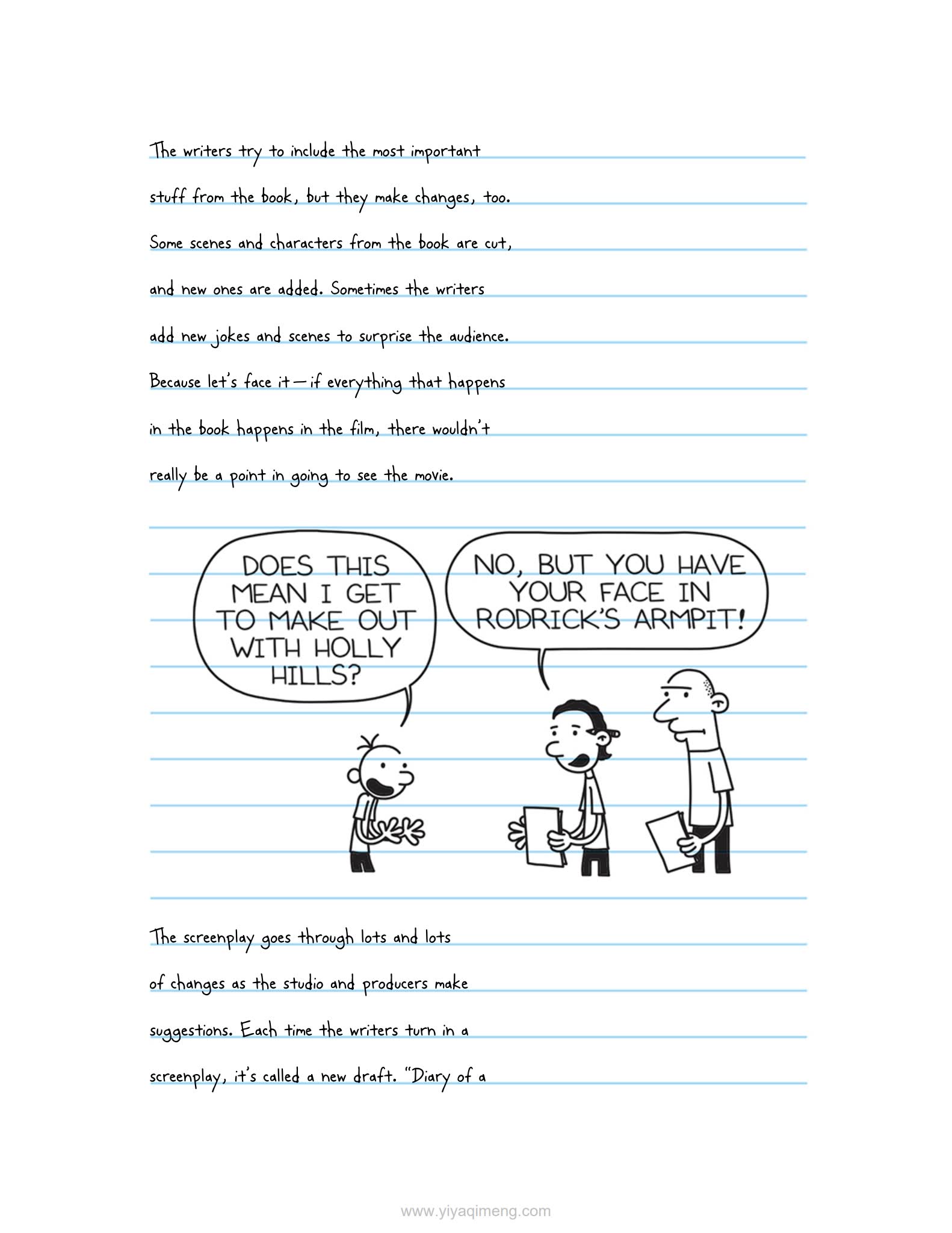 小屁孩日记 Diary of a Wimpy Kid英文版电子书 PDF