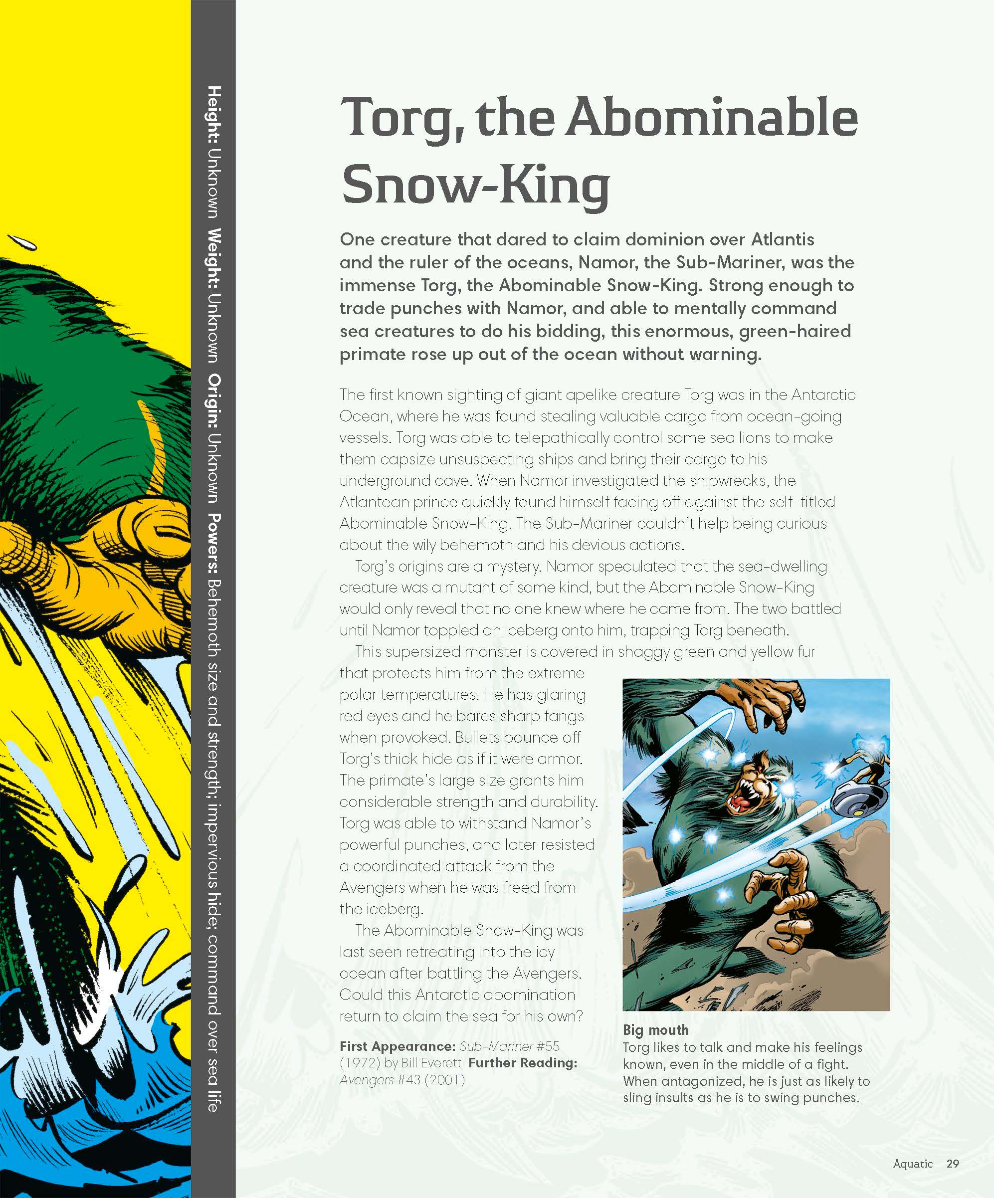 Marvel Monsters漫威怪兽宇宙生物百科指南PDF