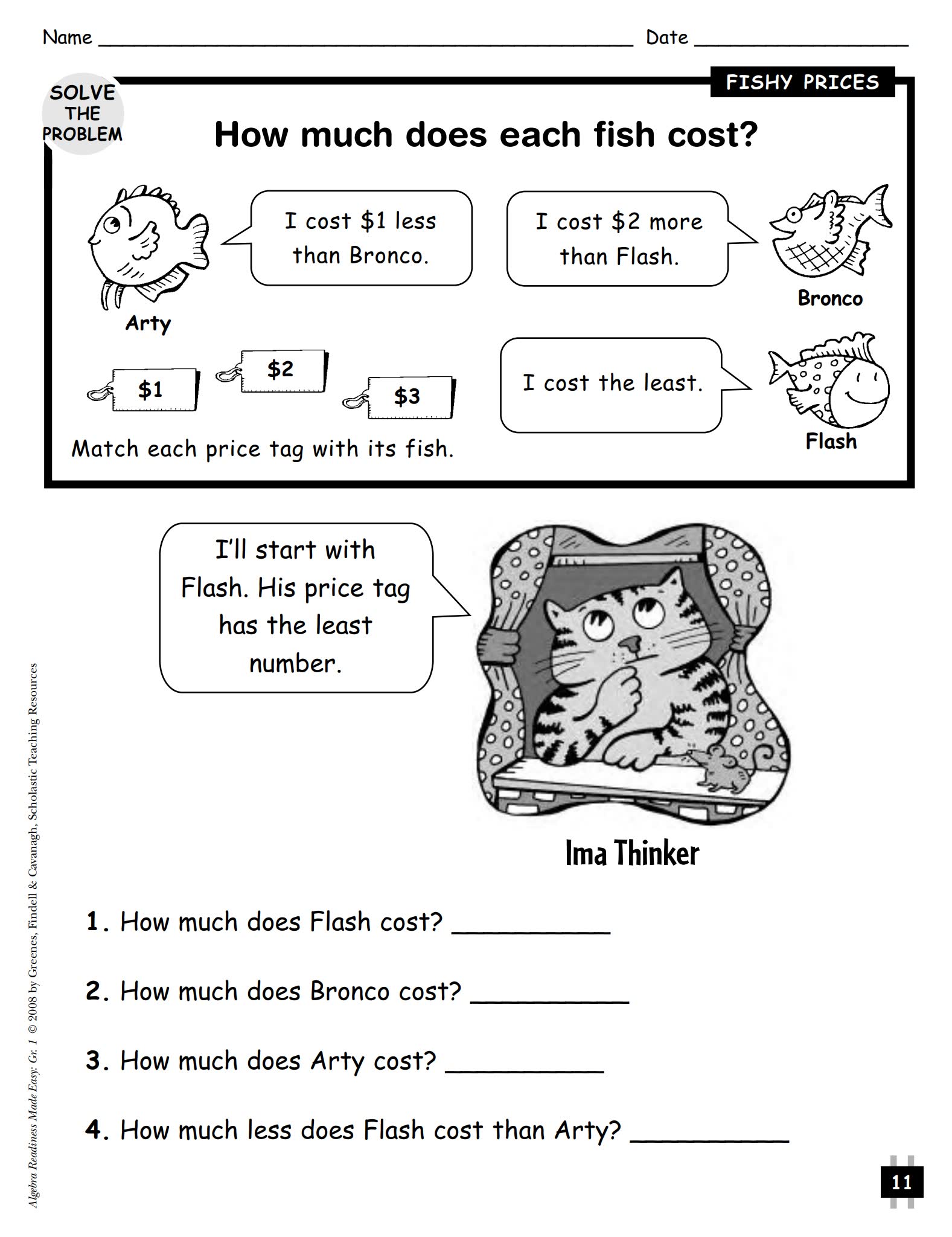 学乐代数练习册 Algebra readiness made easy