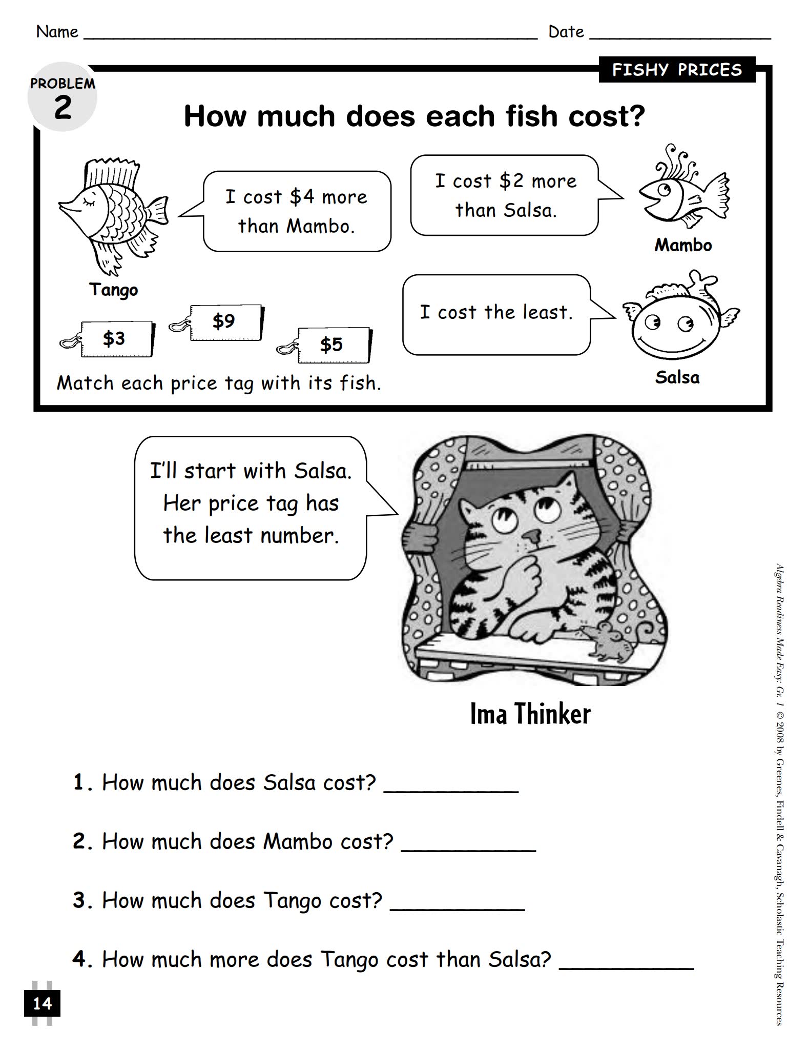 学乐代数练习册 Algebra readiness made easy