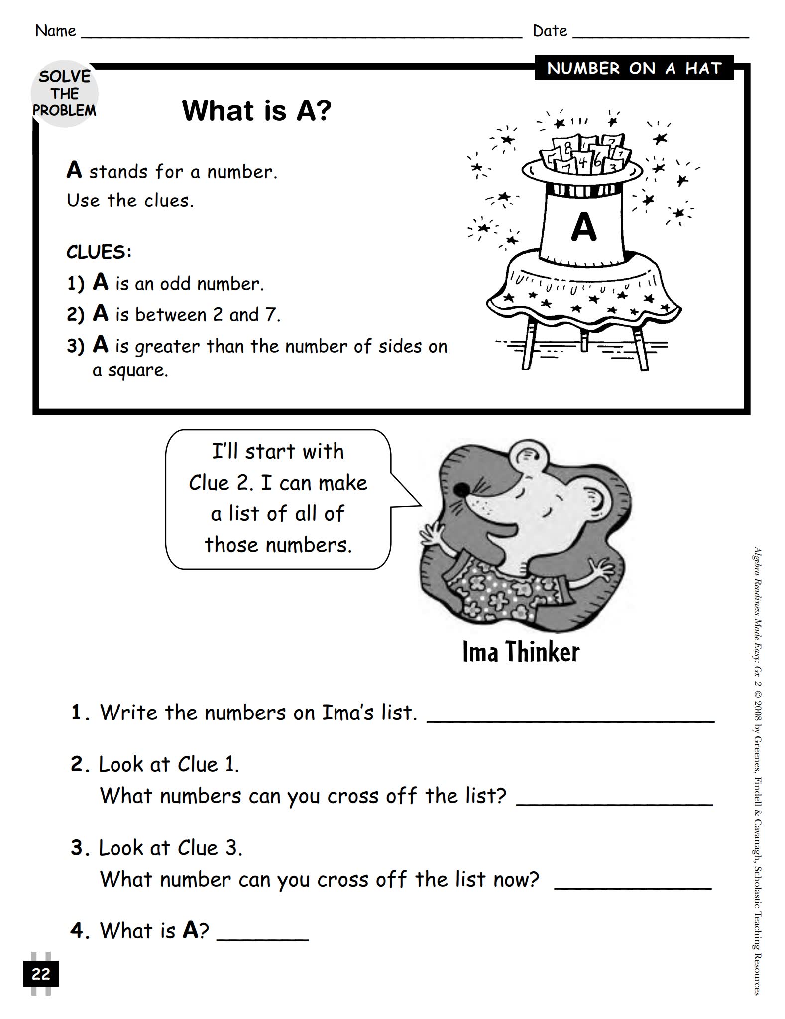 学乐代数练习册 Algebra readiness made easy