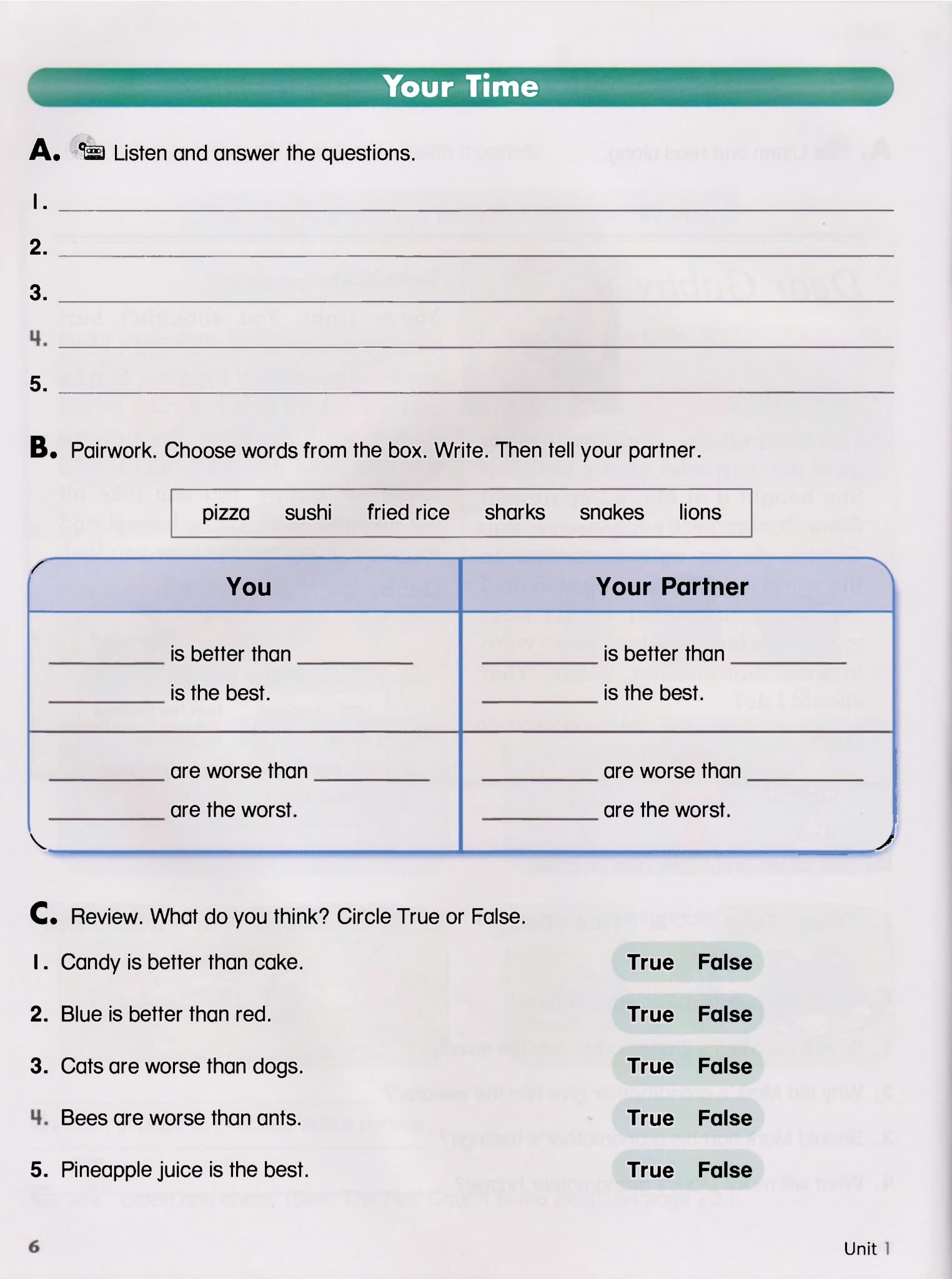 英国牛津小学教材英语时光 Oxford English Time G1-6