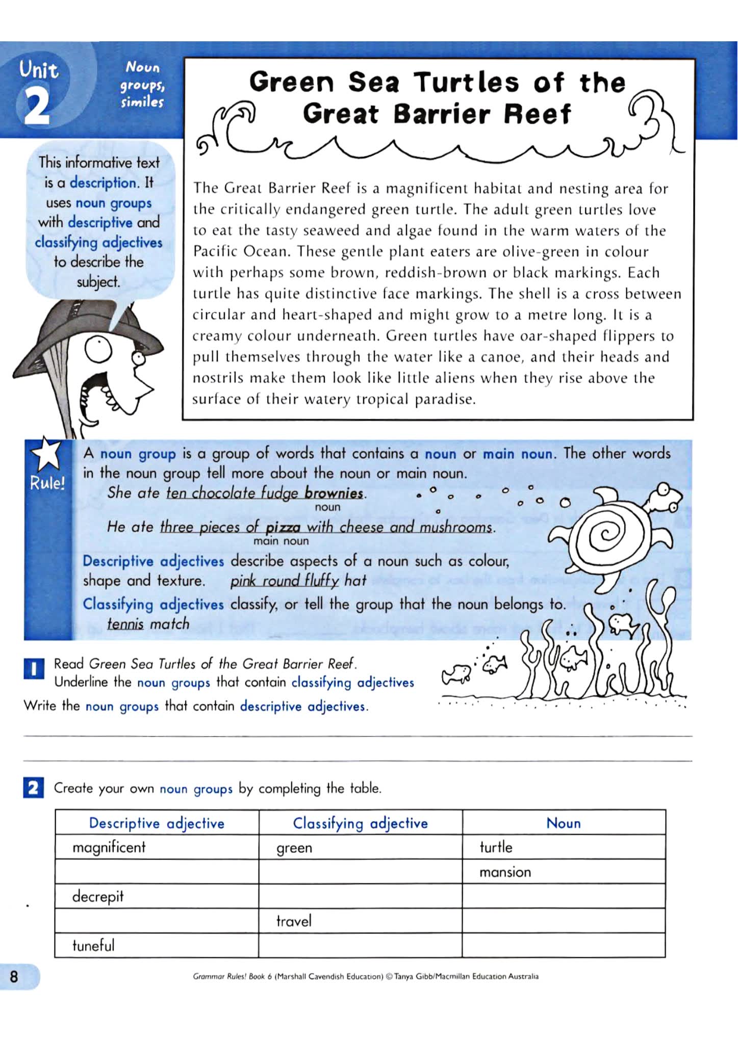 澳洲漫画语法练习册Grammar Rules