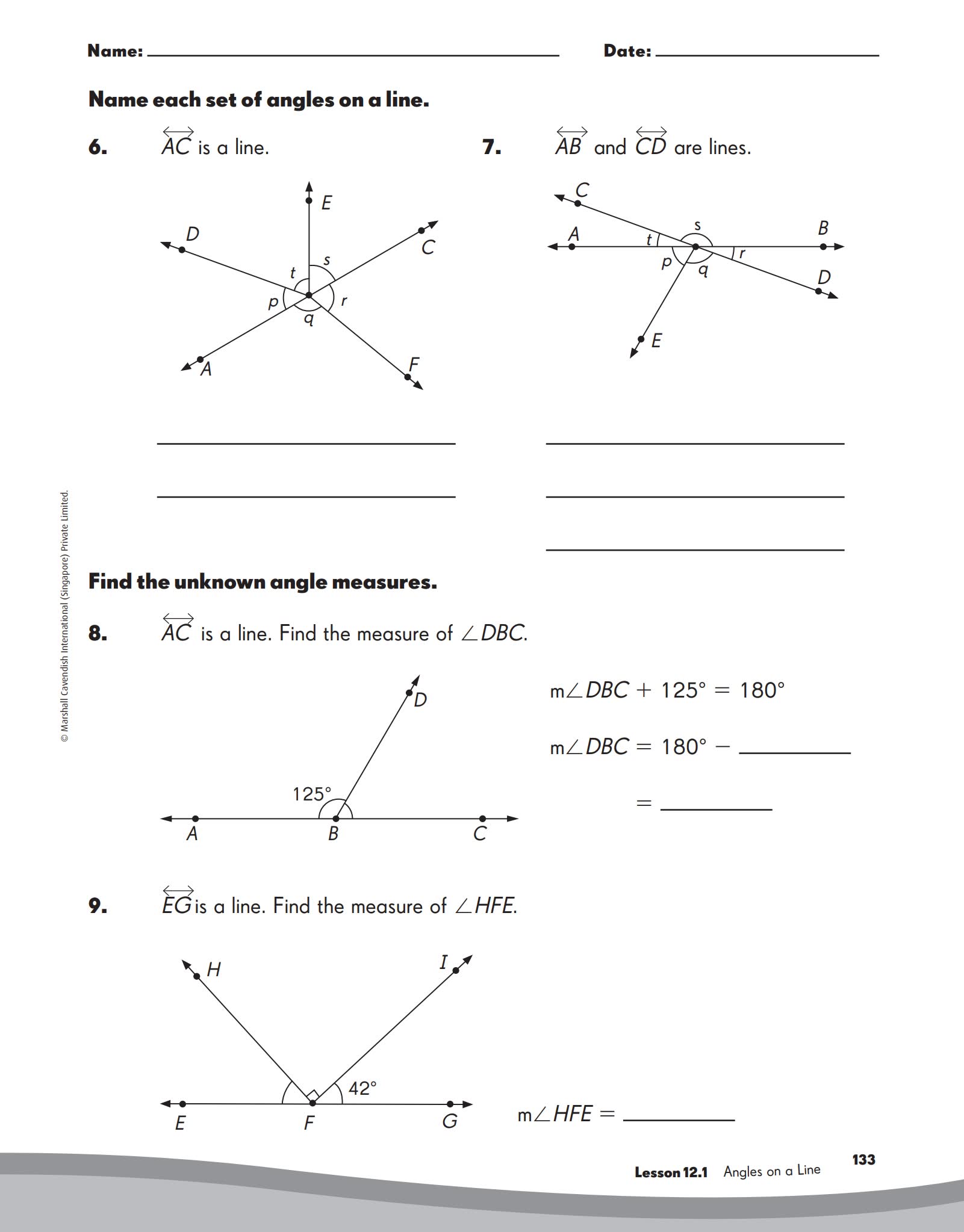新加坡数学练习册Math in Focus Workbook