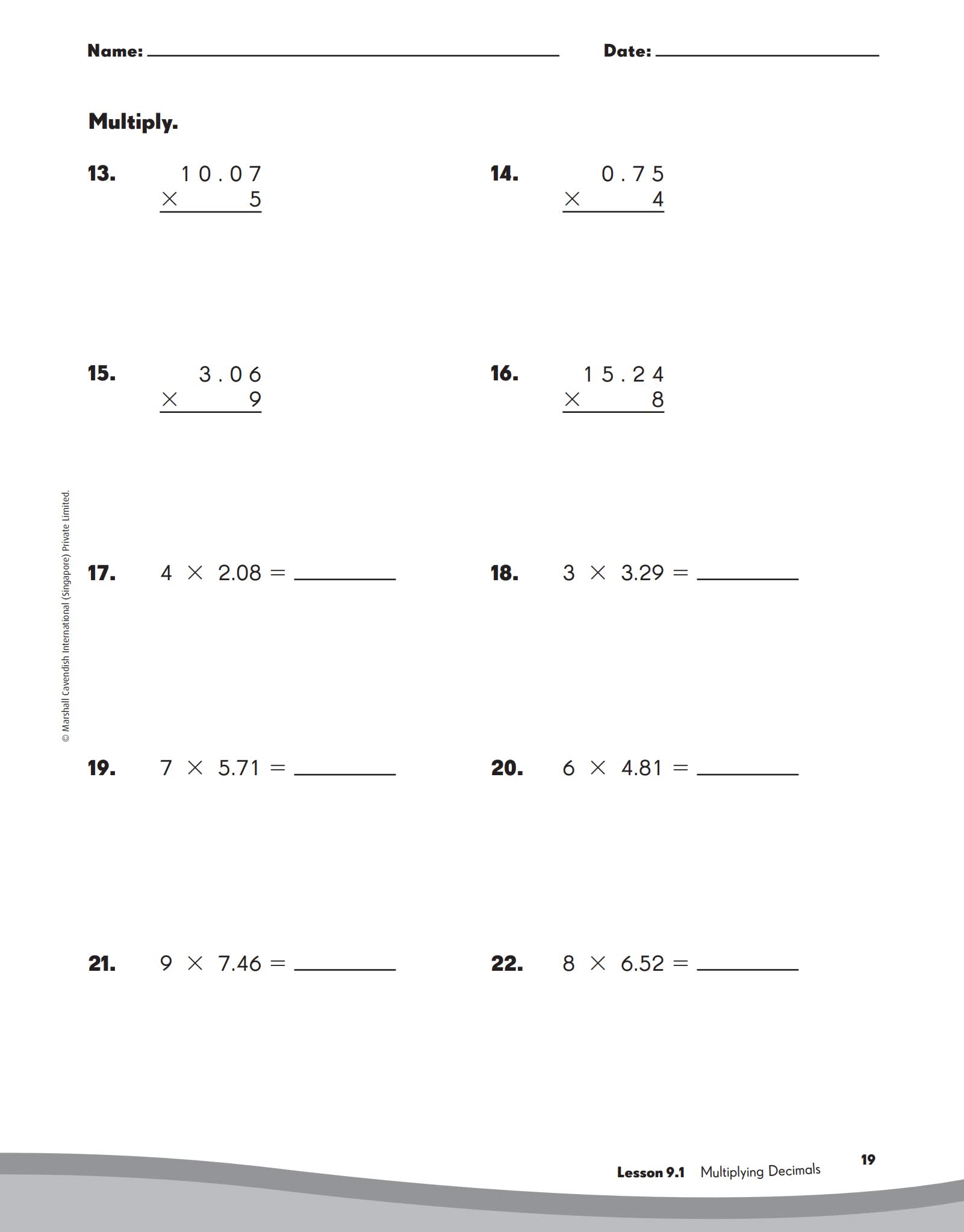 新加坡数学练习册Math in Focus Workbook