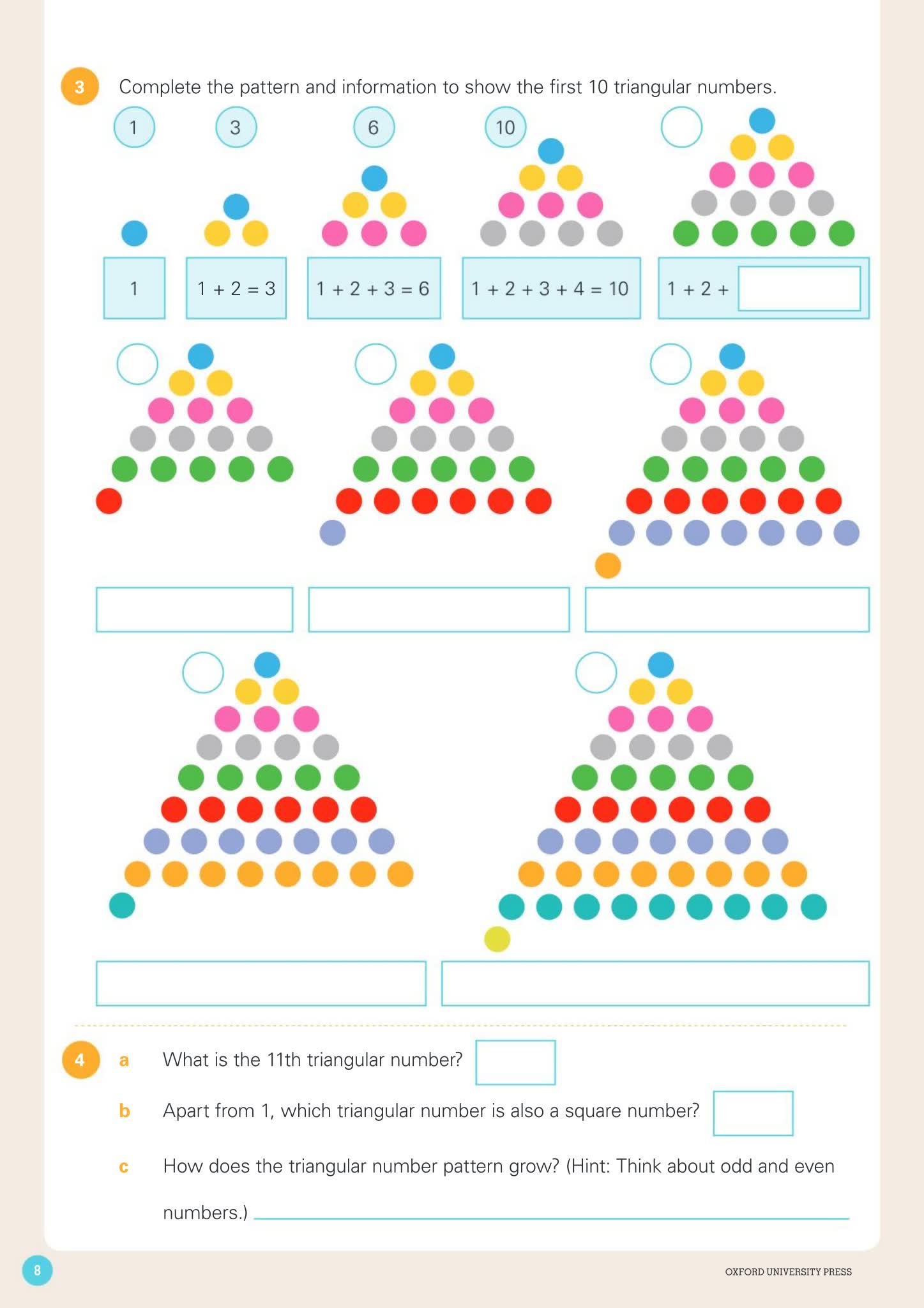 牛津IB小学数学练习册 Oxford Mathematics PYP