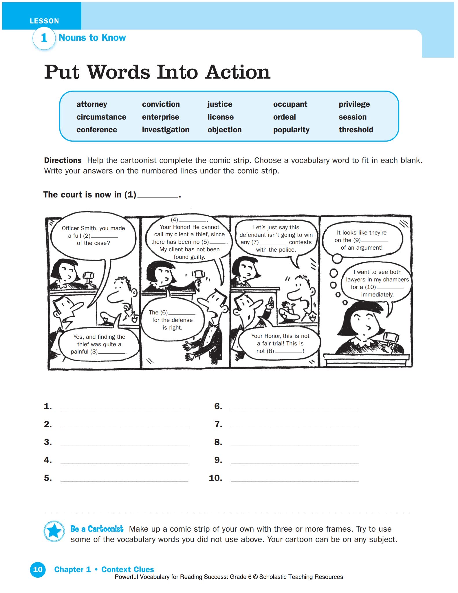 学乐词汇提升阅读理解练习册Powerful Vocabulary for Reading Success