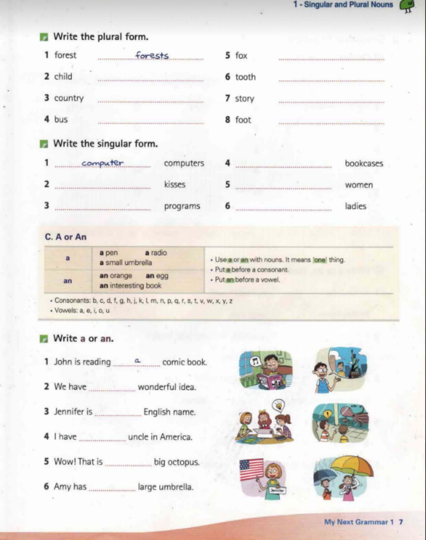 My Next Grammar教材和练习册
