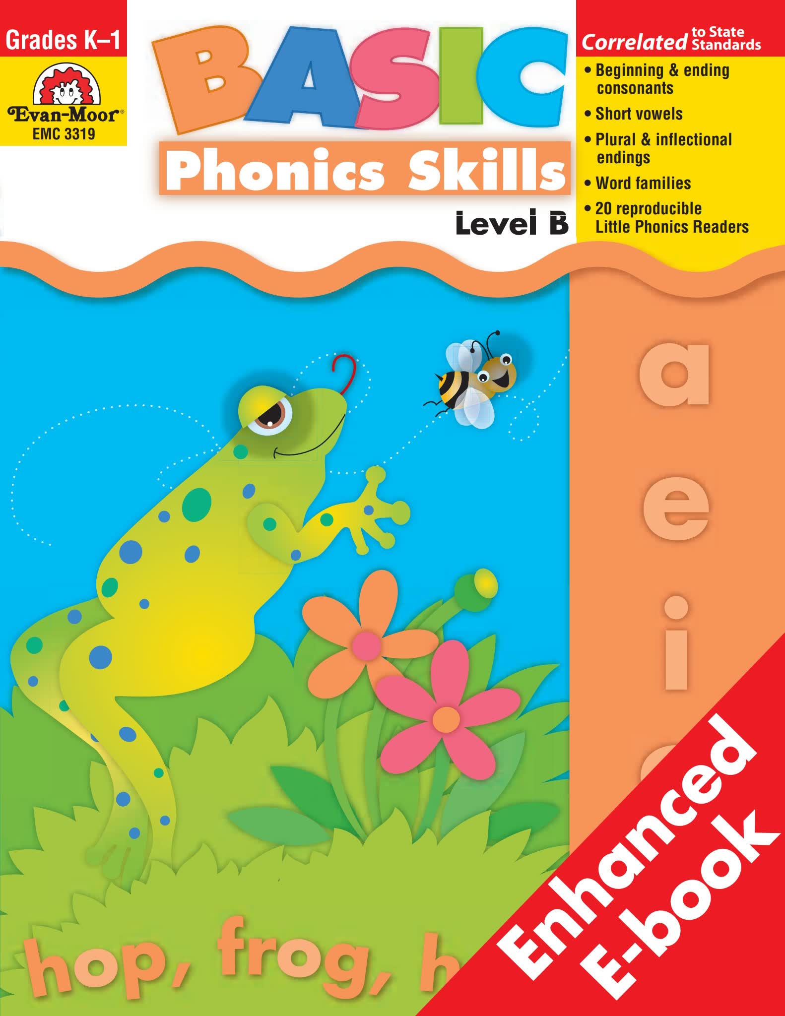 自然拼读入门练习册 Evan Moor Basic Phonics Skills