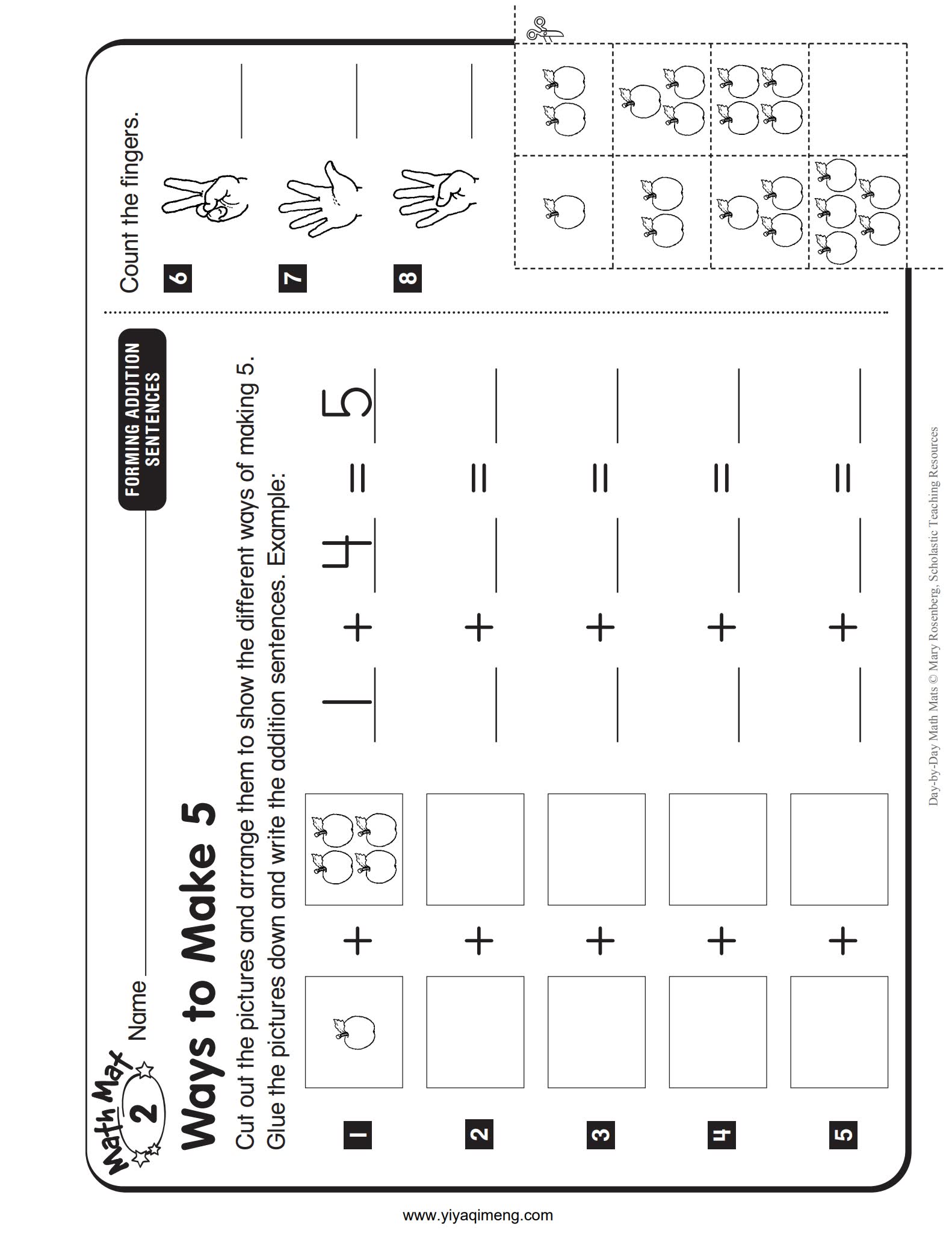 学乐 Day-by-Day Math Mats