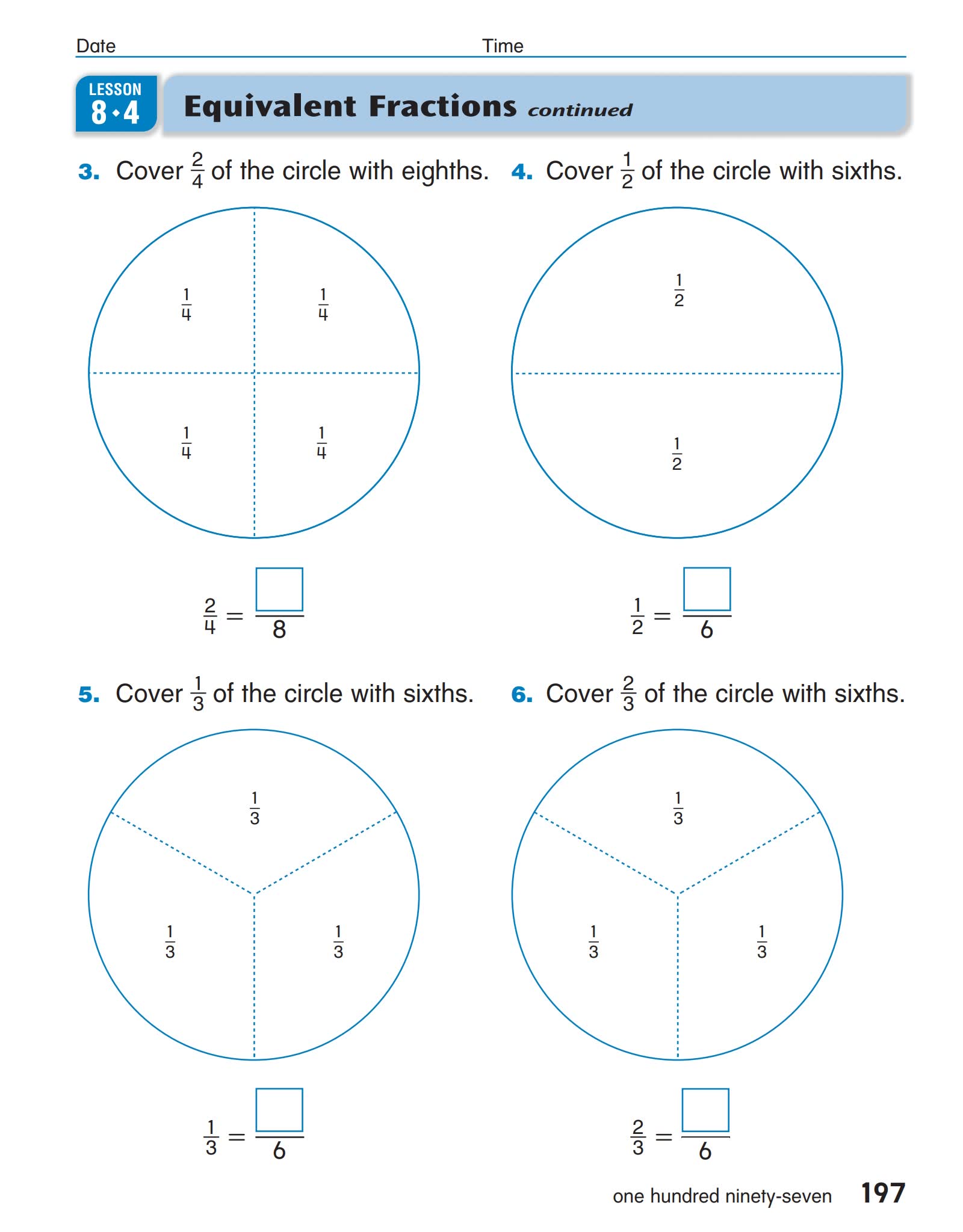 美国公立小学数学练习册Everyday Mathematics
