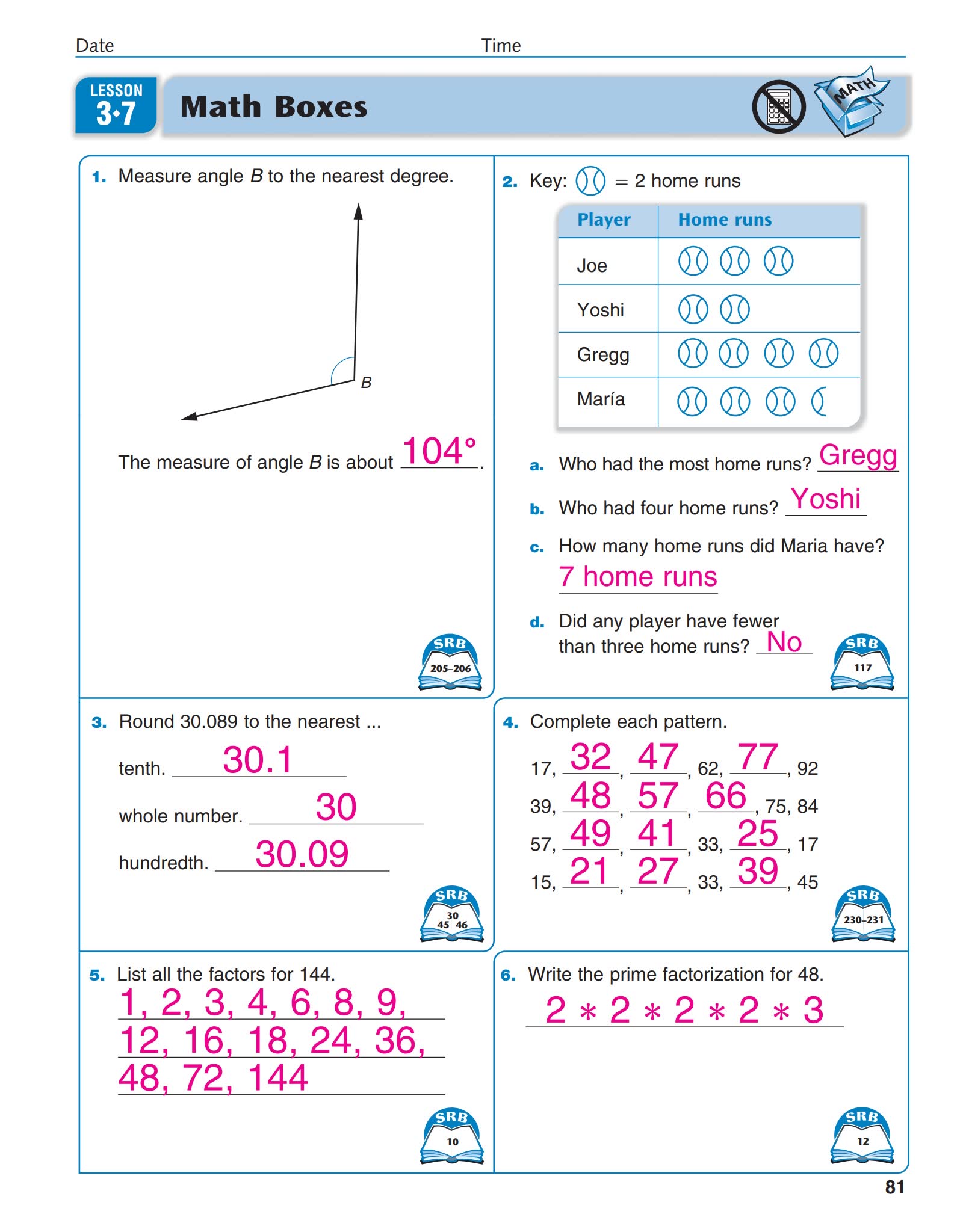 美国公立小学数学练习册Everyday Mathematics