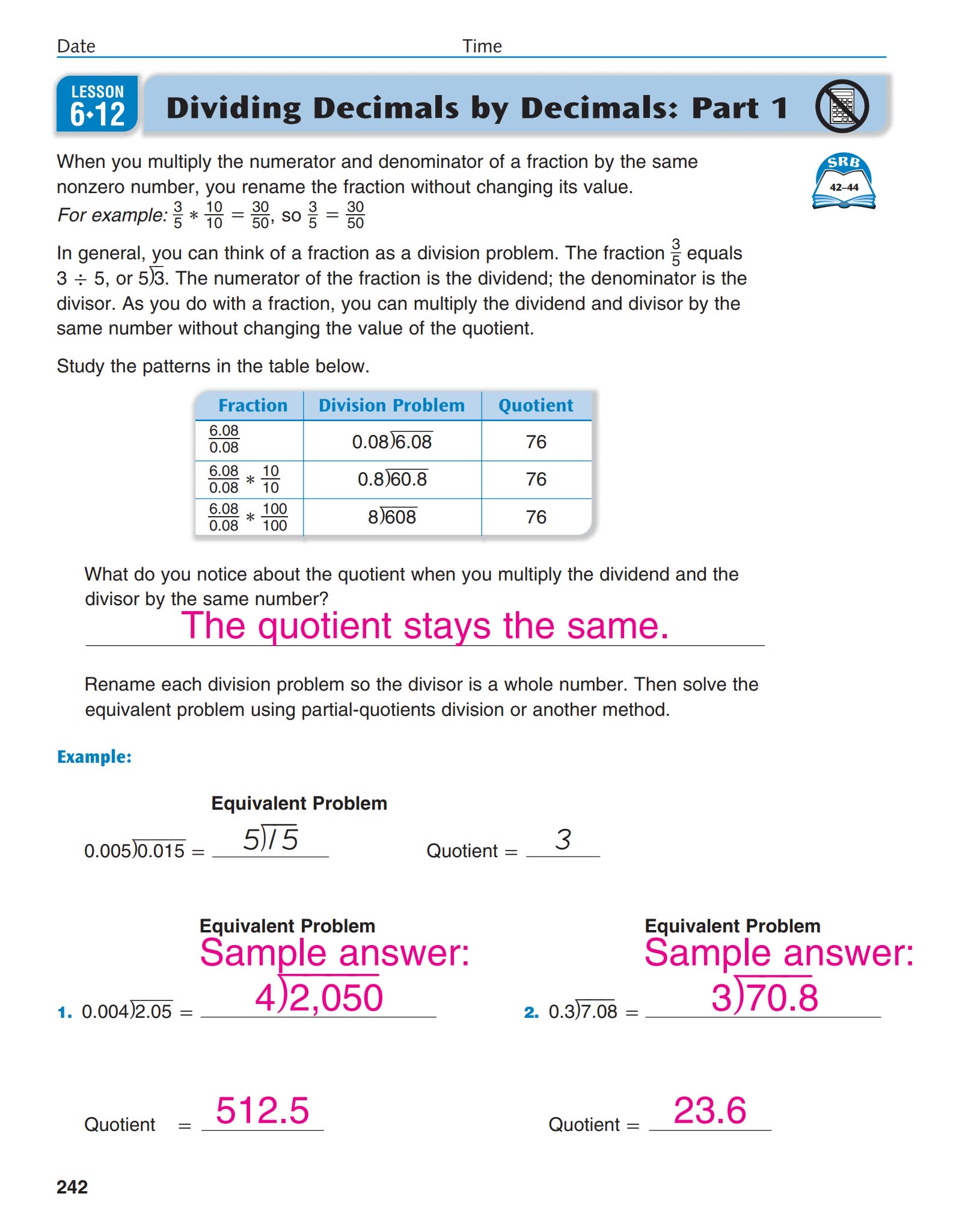 美国公立小学数学练习册Everyday Mathematics