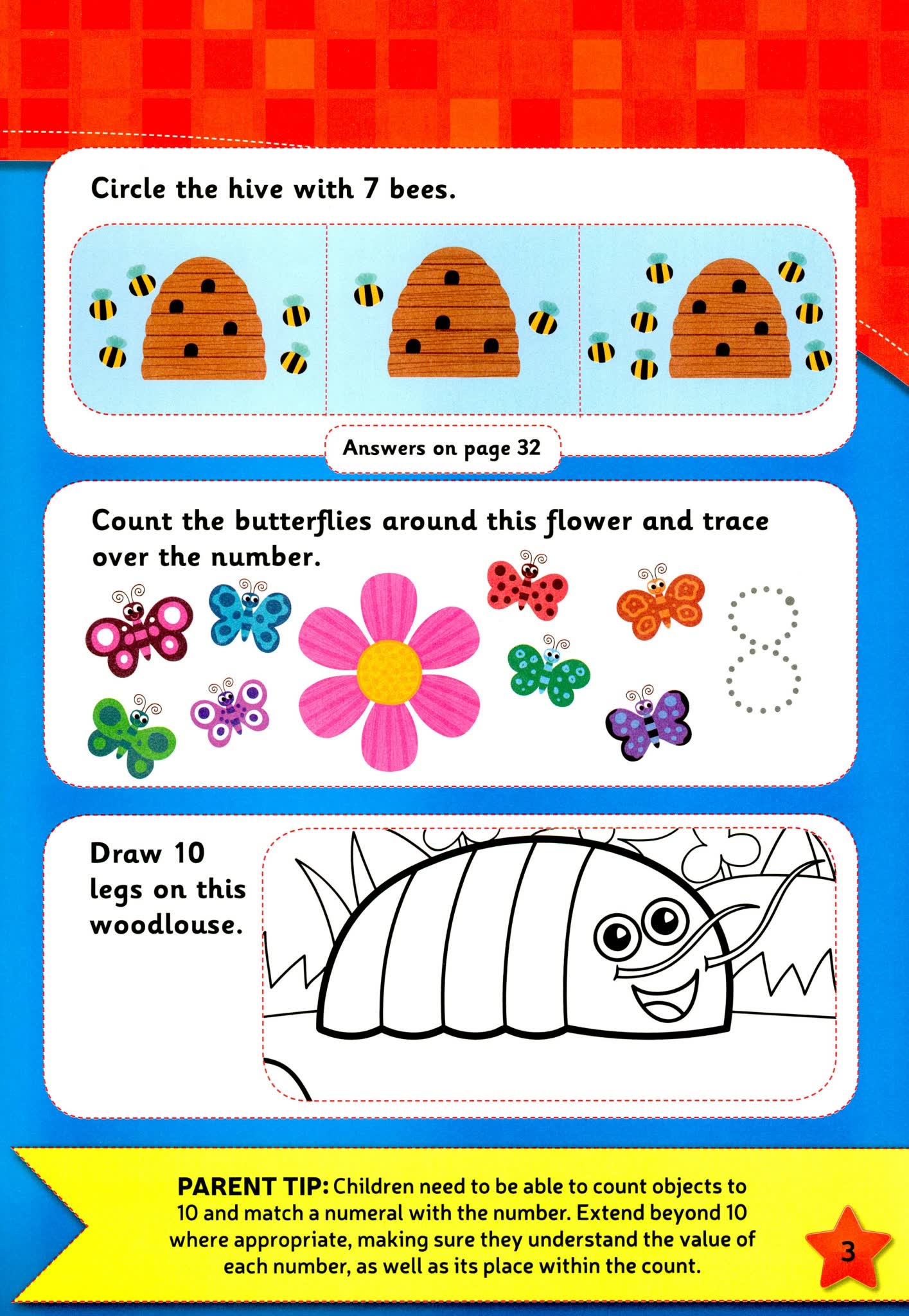 英国原版幼儿启蒙练习册 Leap Ahead Workbook English&Math