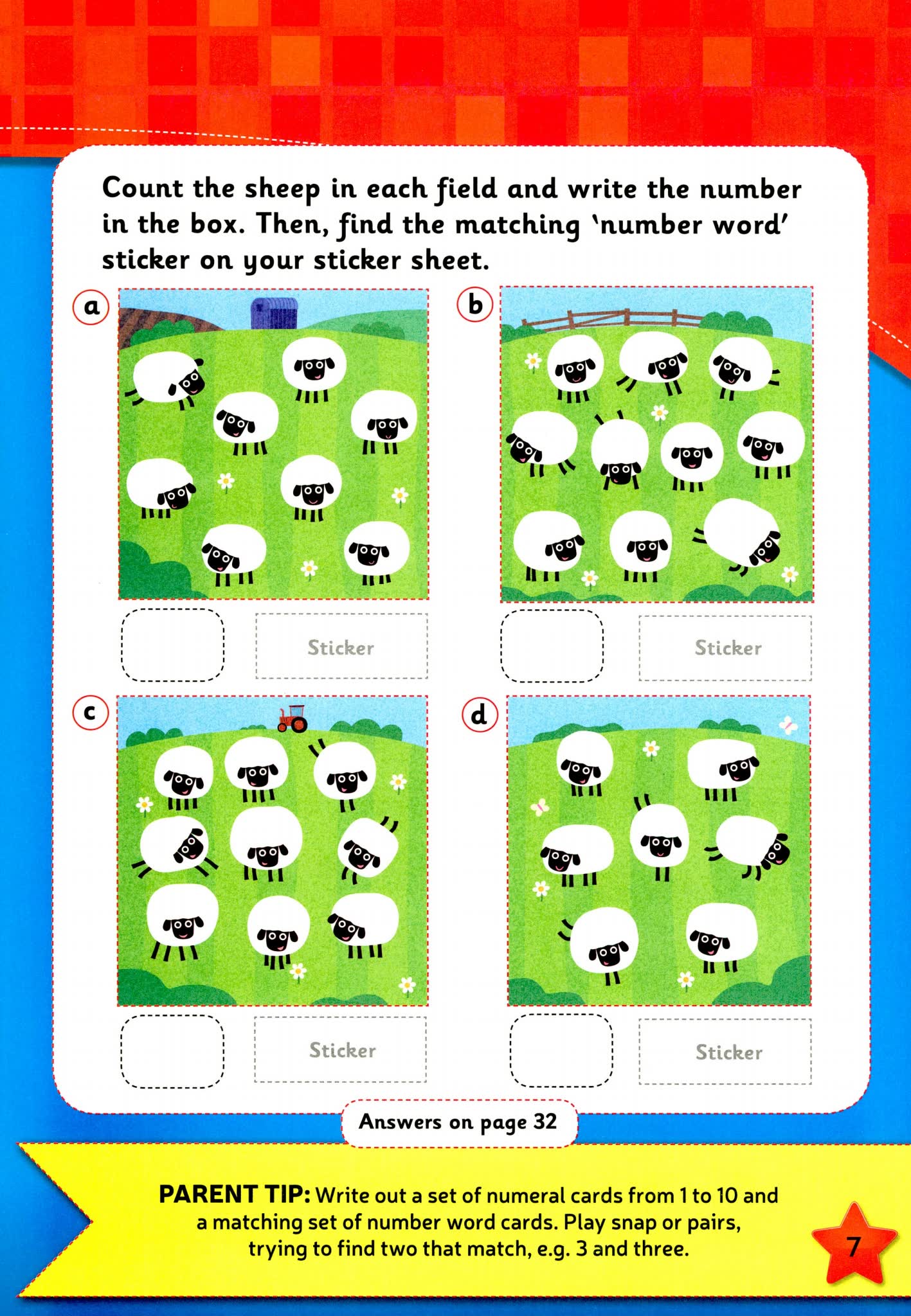 英国原版幼儿启蒙练习册 Leap Ahead Workbook English&Math