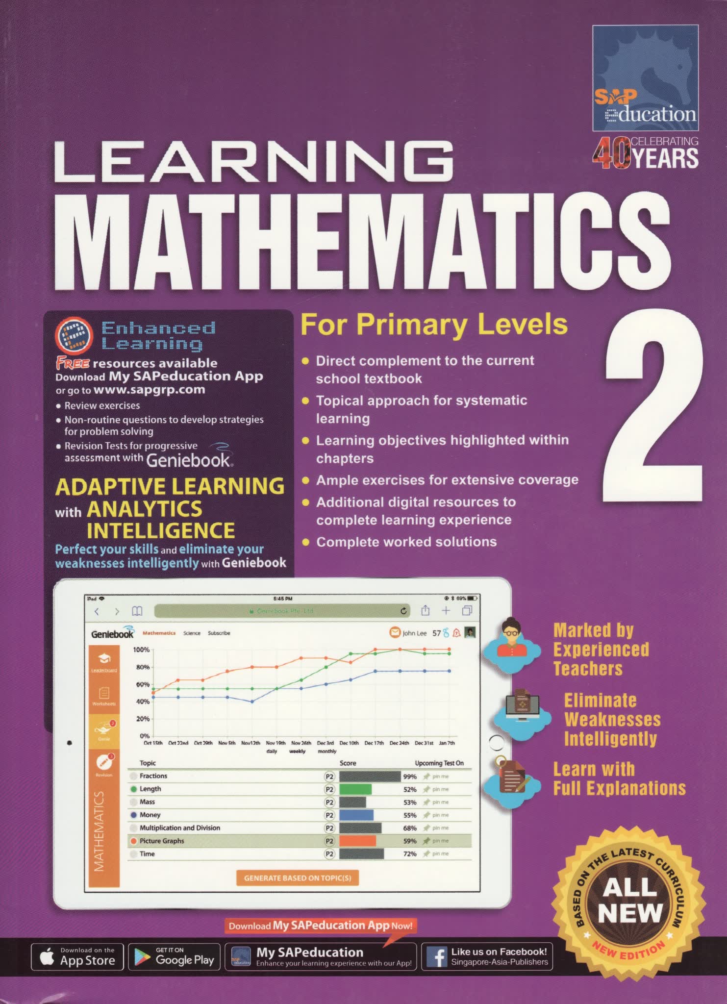 新加坡SAP数学教材learning mathematics