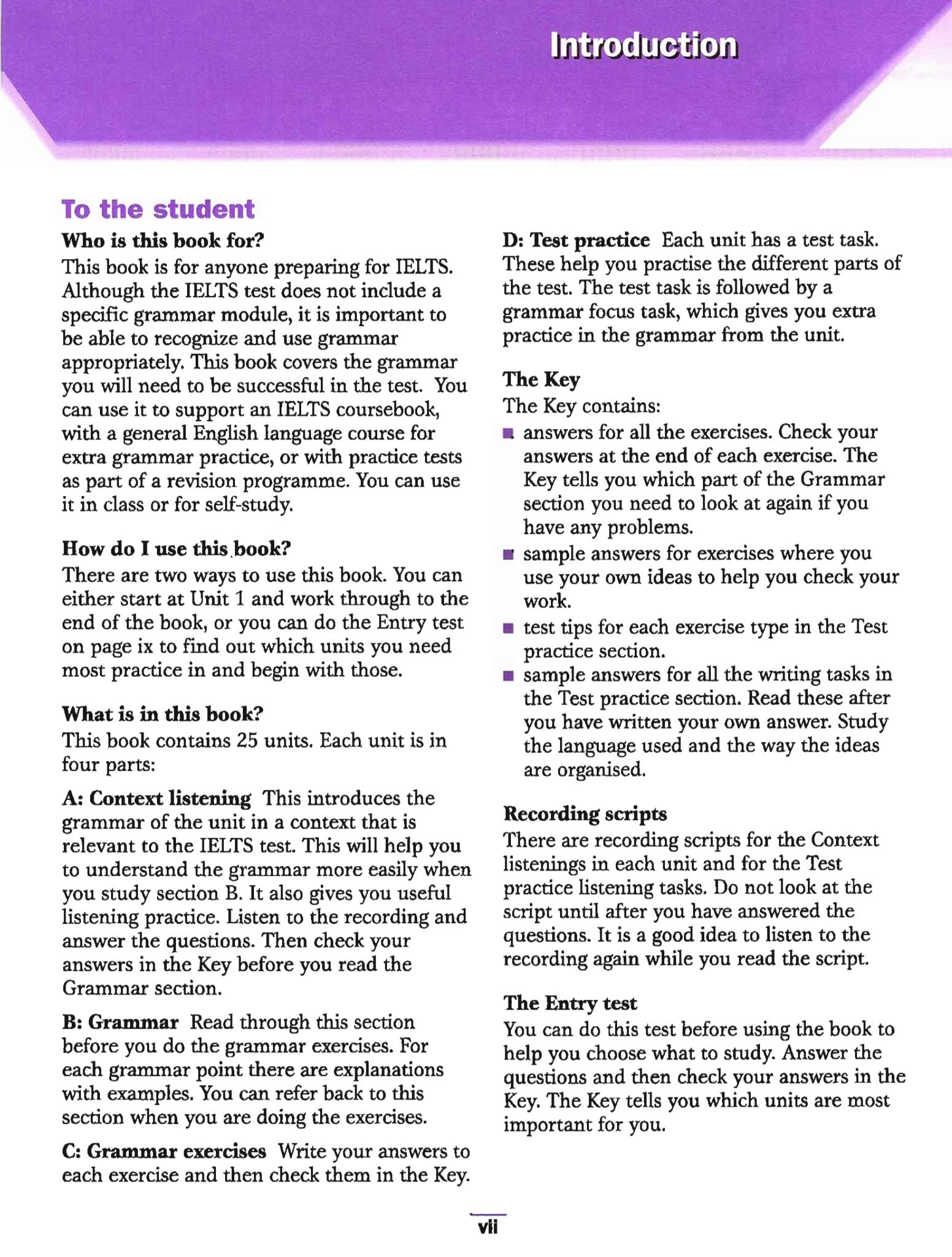 剑桥雅思语法Grammar for IELTS