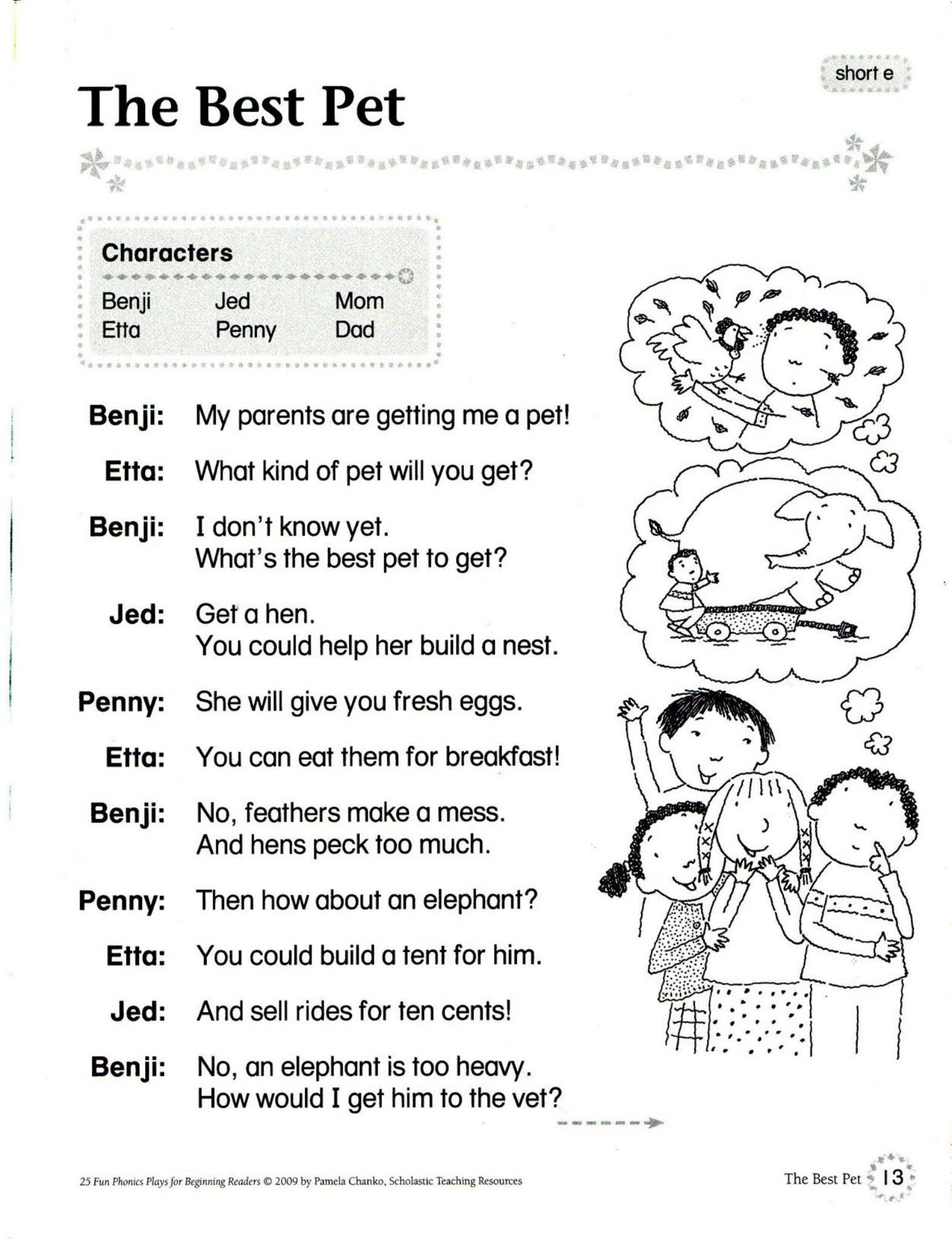 学乐出品英文话剧故事短剧本25 Fun Phonics Plays for Beginning Readers