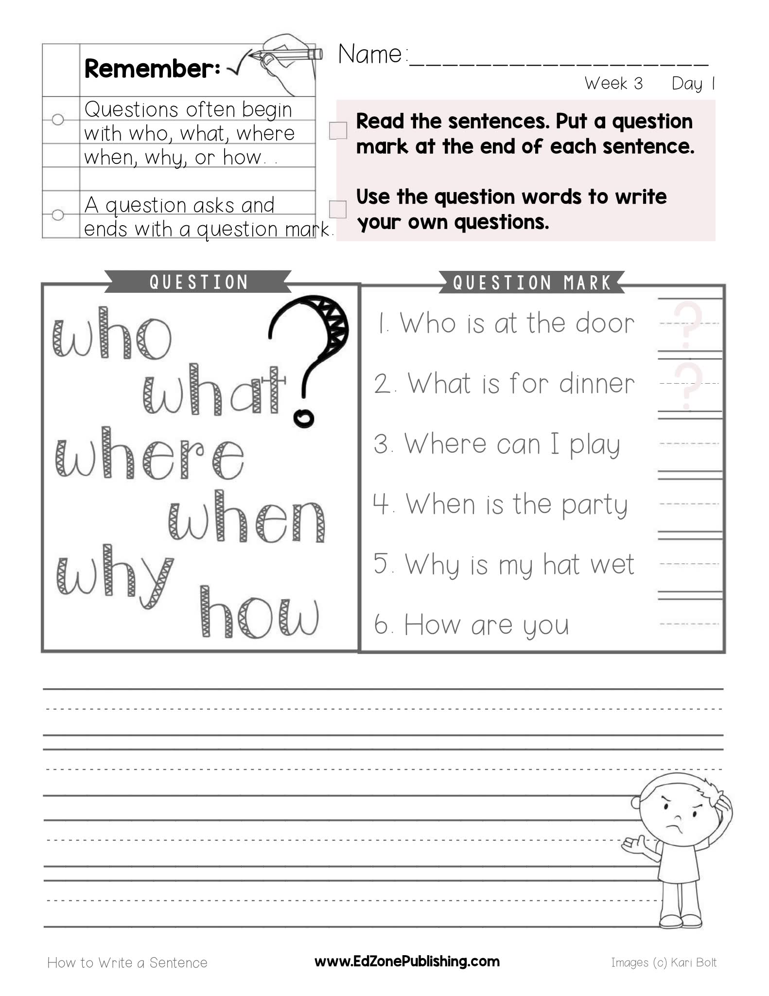 低龄儿童英文句子入门最佳练习 How to write a sentence