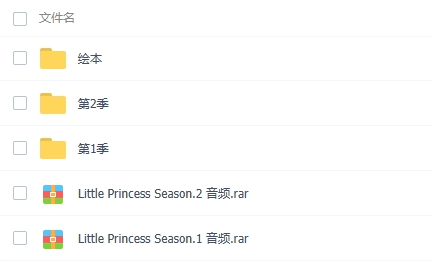 小公主 Little Princess动画英文版