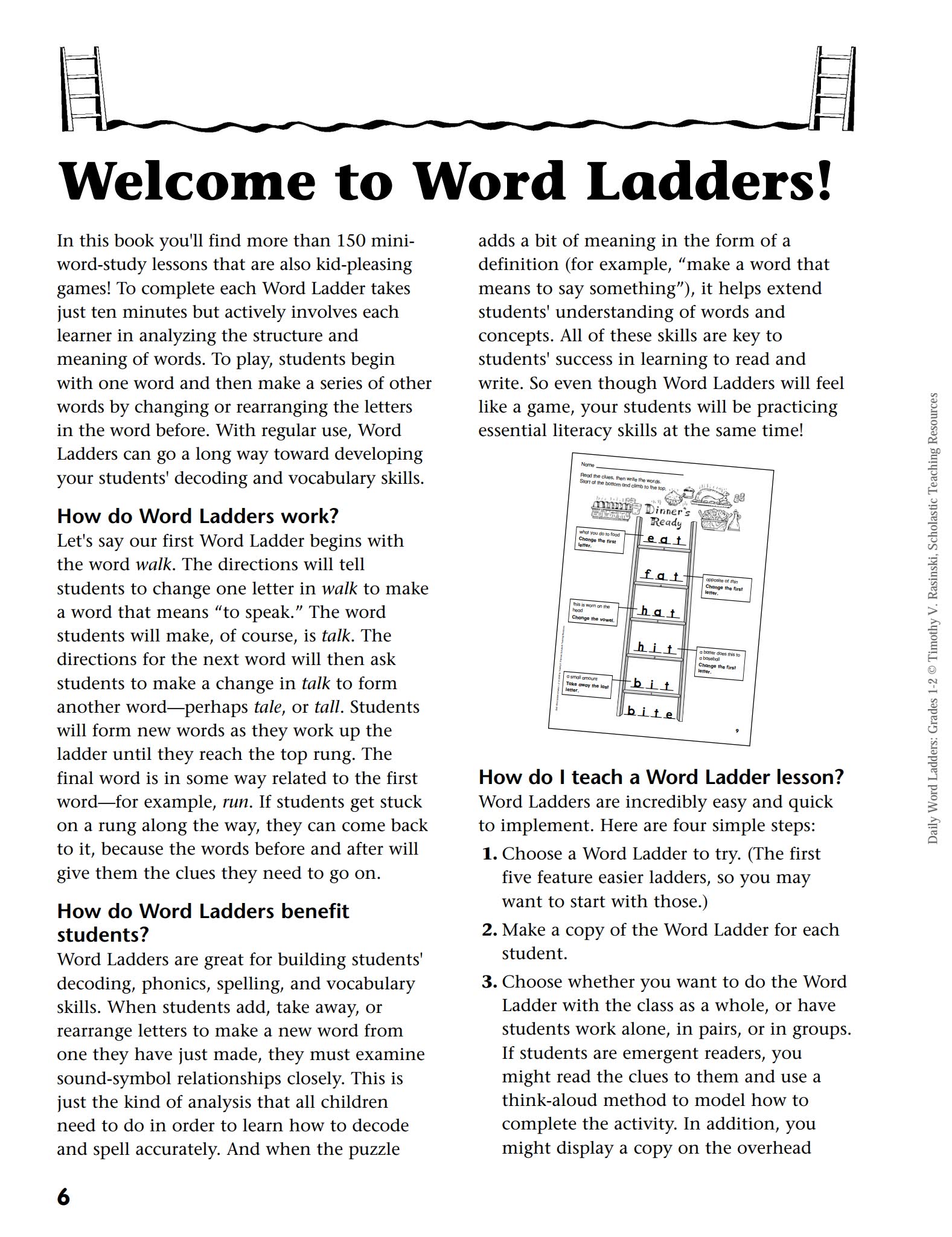 学乐猜谜爬梯词汇练习册 Daily word ladders