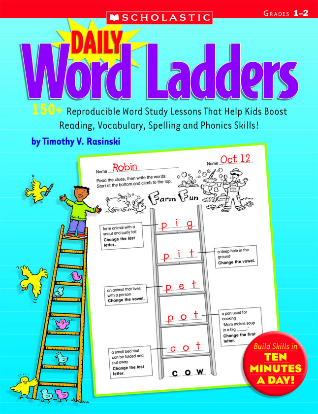 学乐猜谜爬梯词汇练习册 Daily word ladders