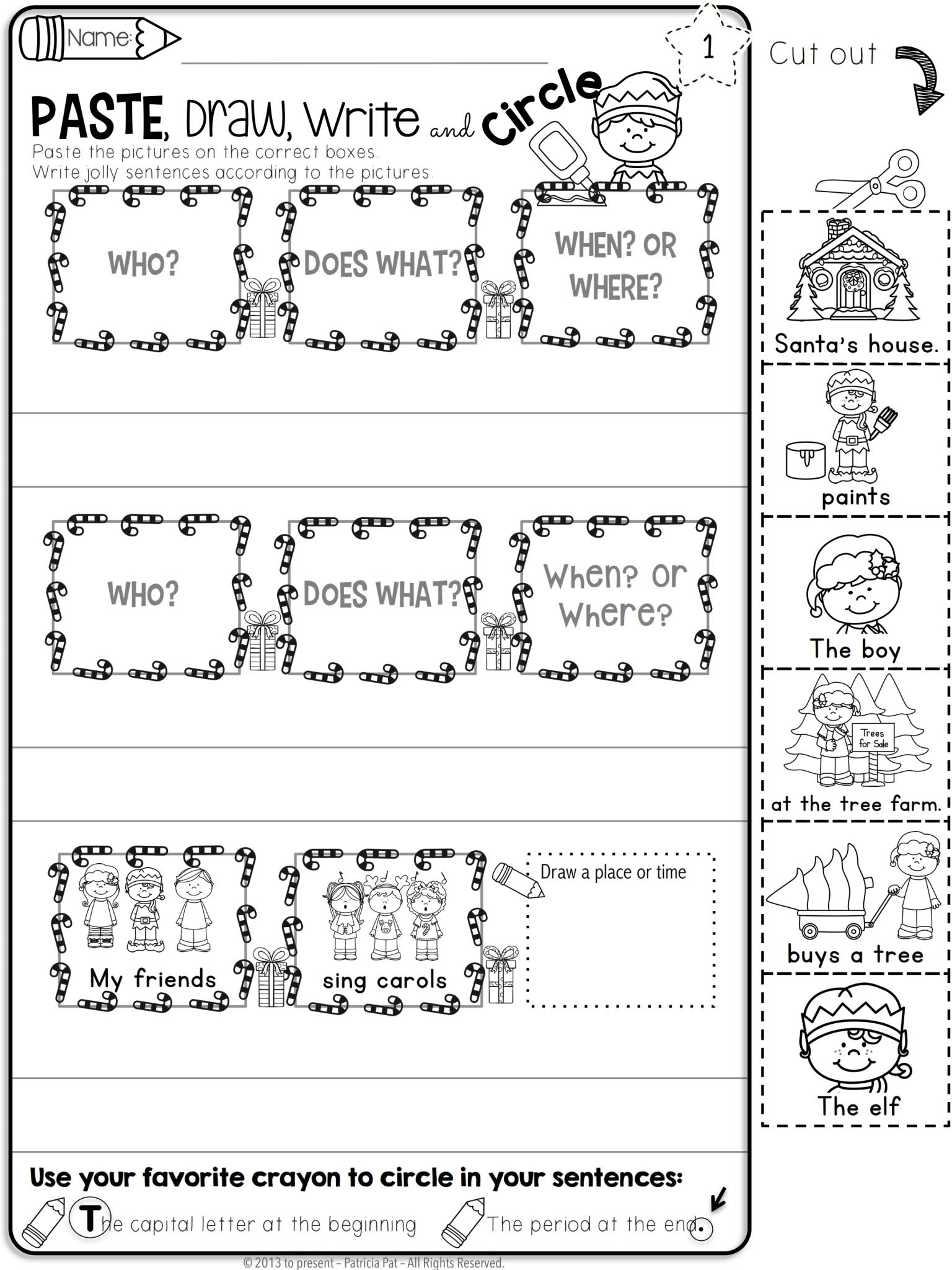 TPT原版趣味写作启蒙练习册How to Write Sentences