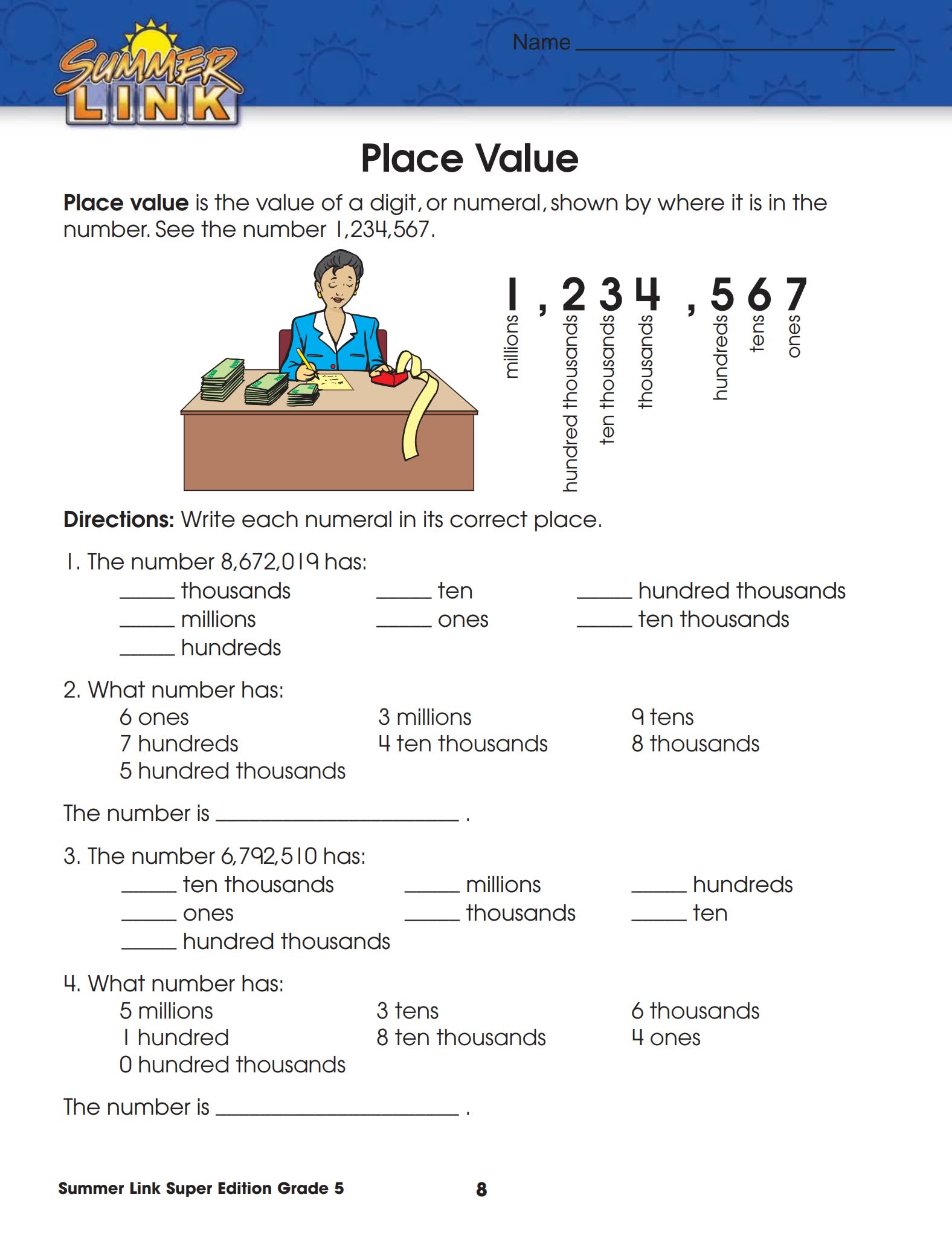 数学与读写技能同步提高 Math Plus Reading