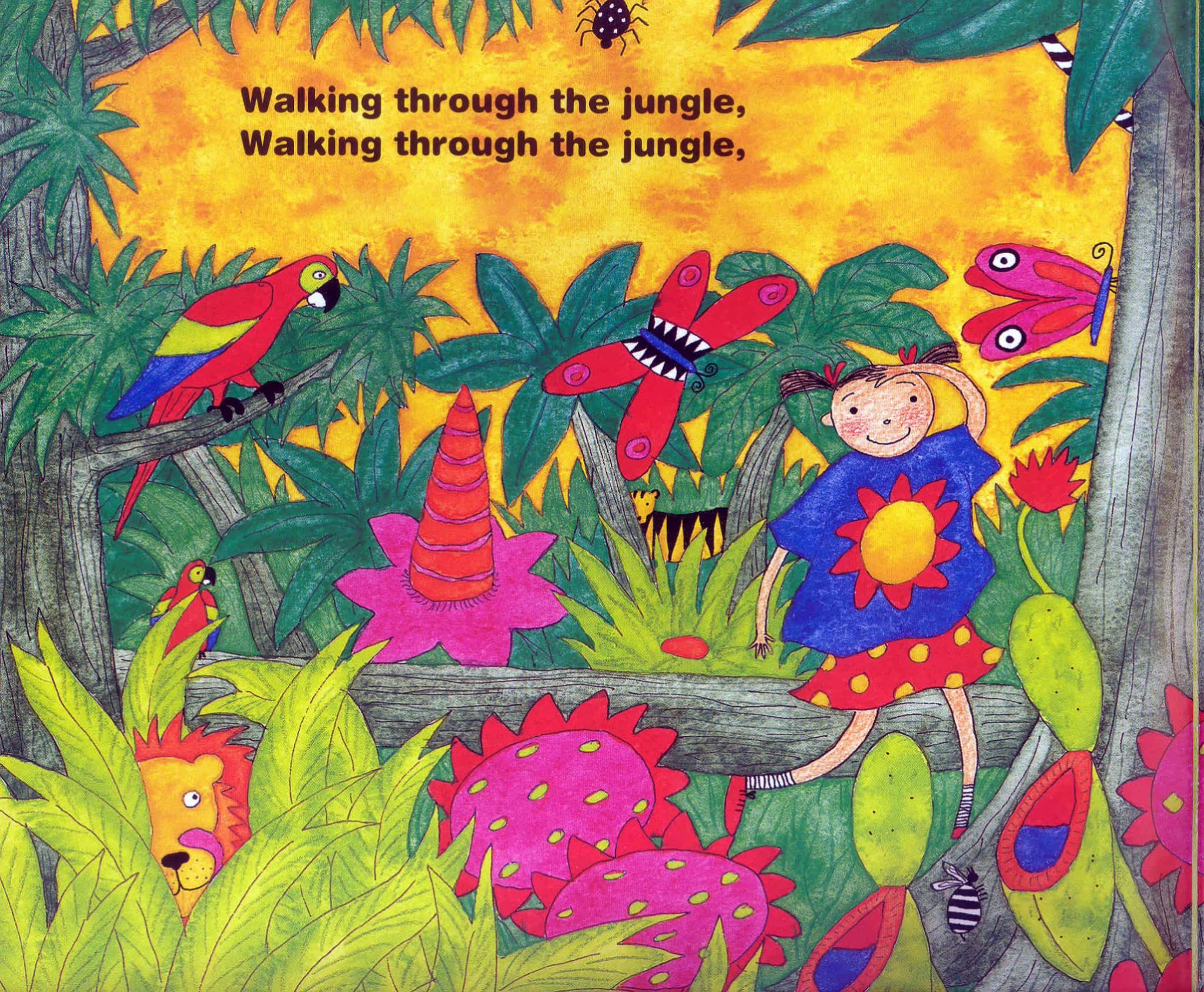 经典英文儿歌图画书Barefoot Books