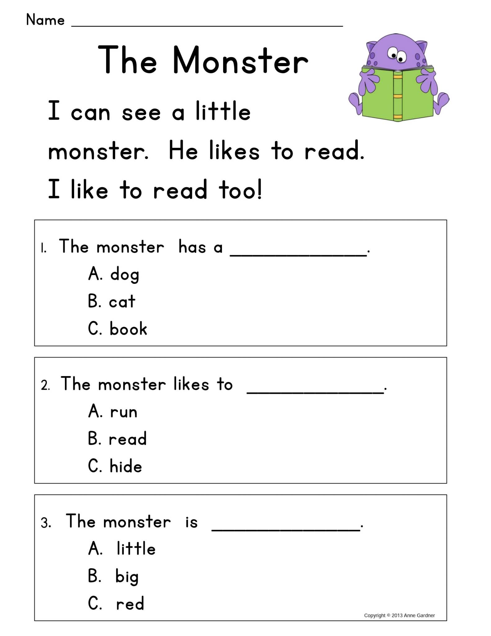 阅读理解训练纸Guided Reading