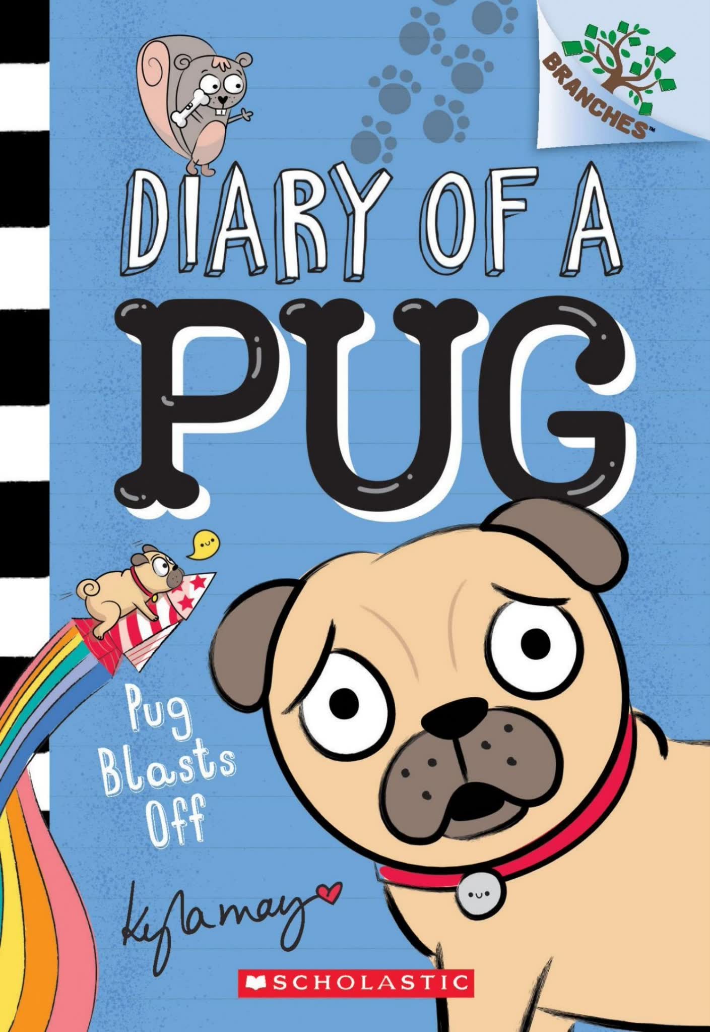 学乐大树系列Diary of a Pug 哈巴狗日记绘本4册