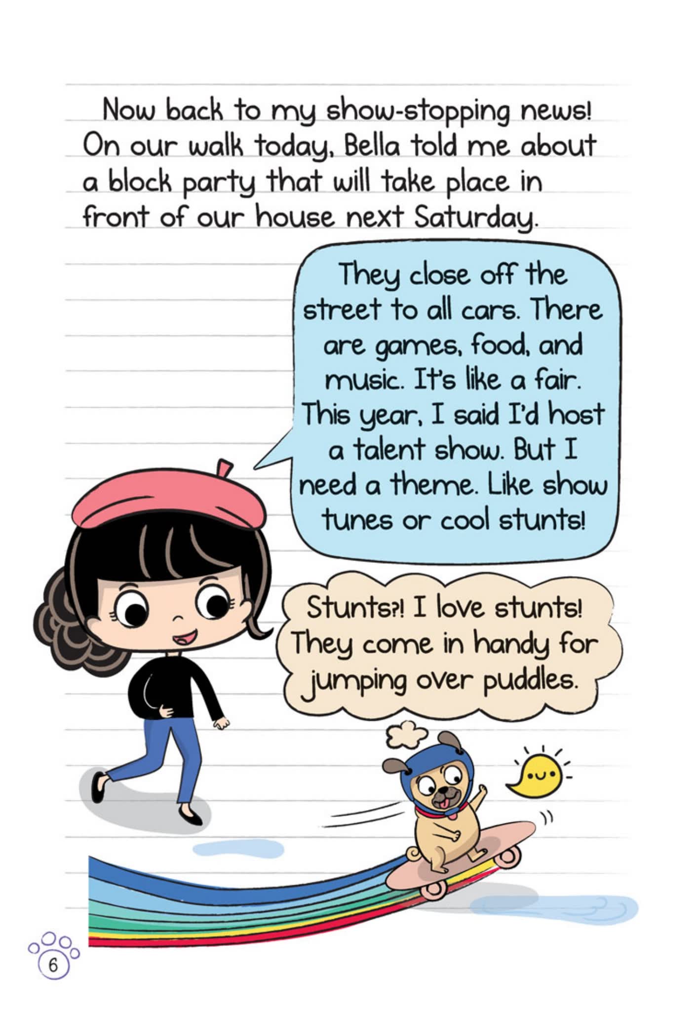 学乐大树系列Diary of a Pug 哈巴狗日记绘本4册