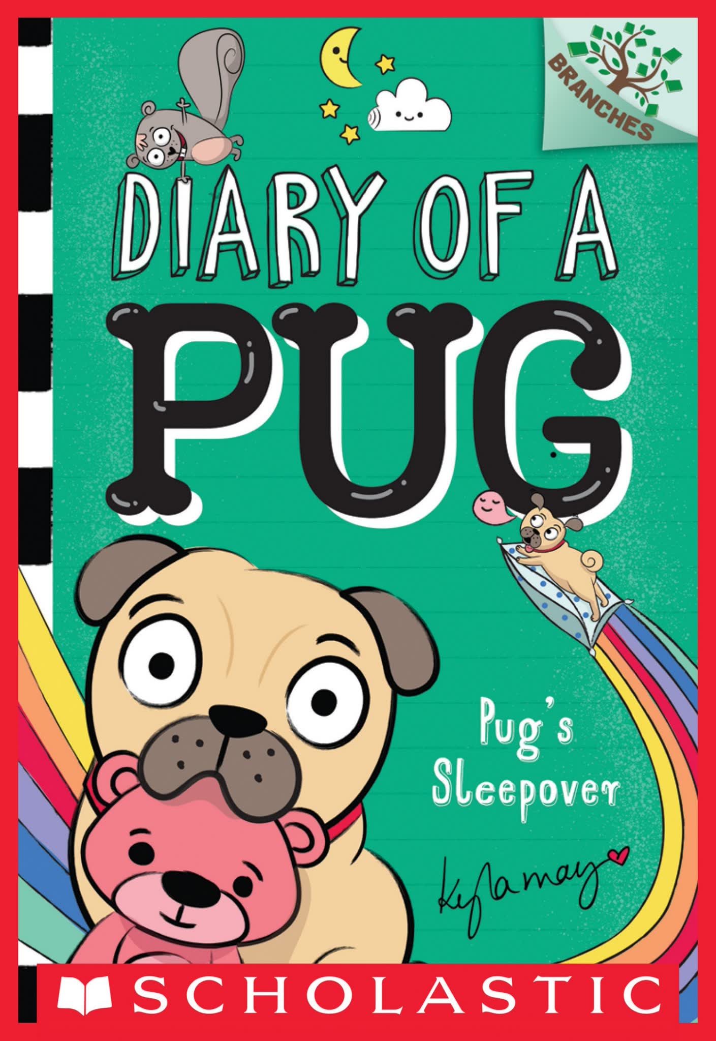 学乐大树系列Diary of a Pug 哈巴狗日记绘本4册