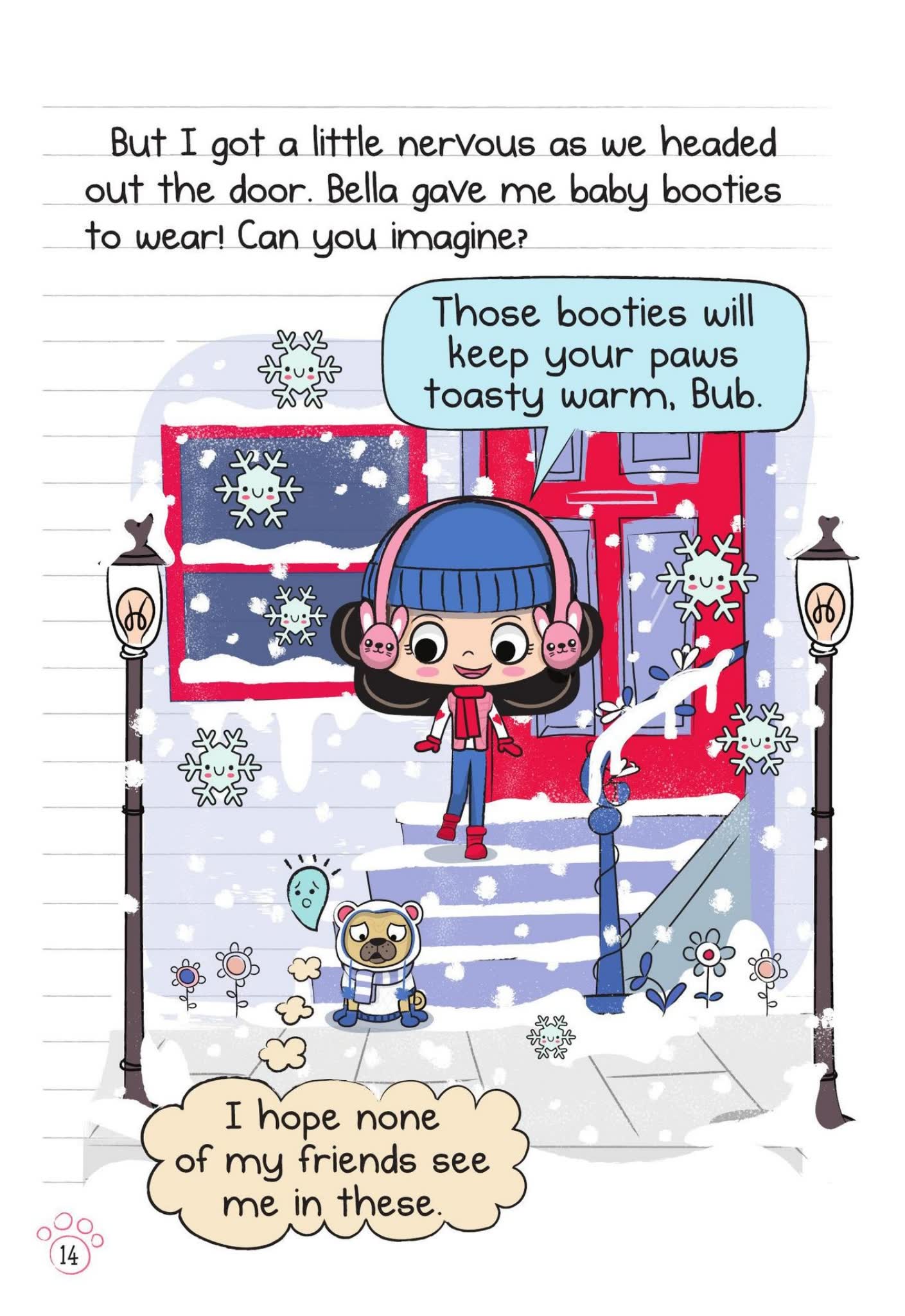 学乐大树系列Diary of a Pug 哈巴狗日记绘本4册