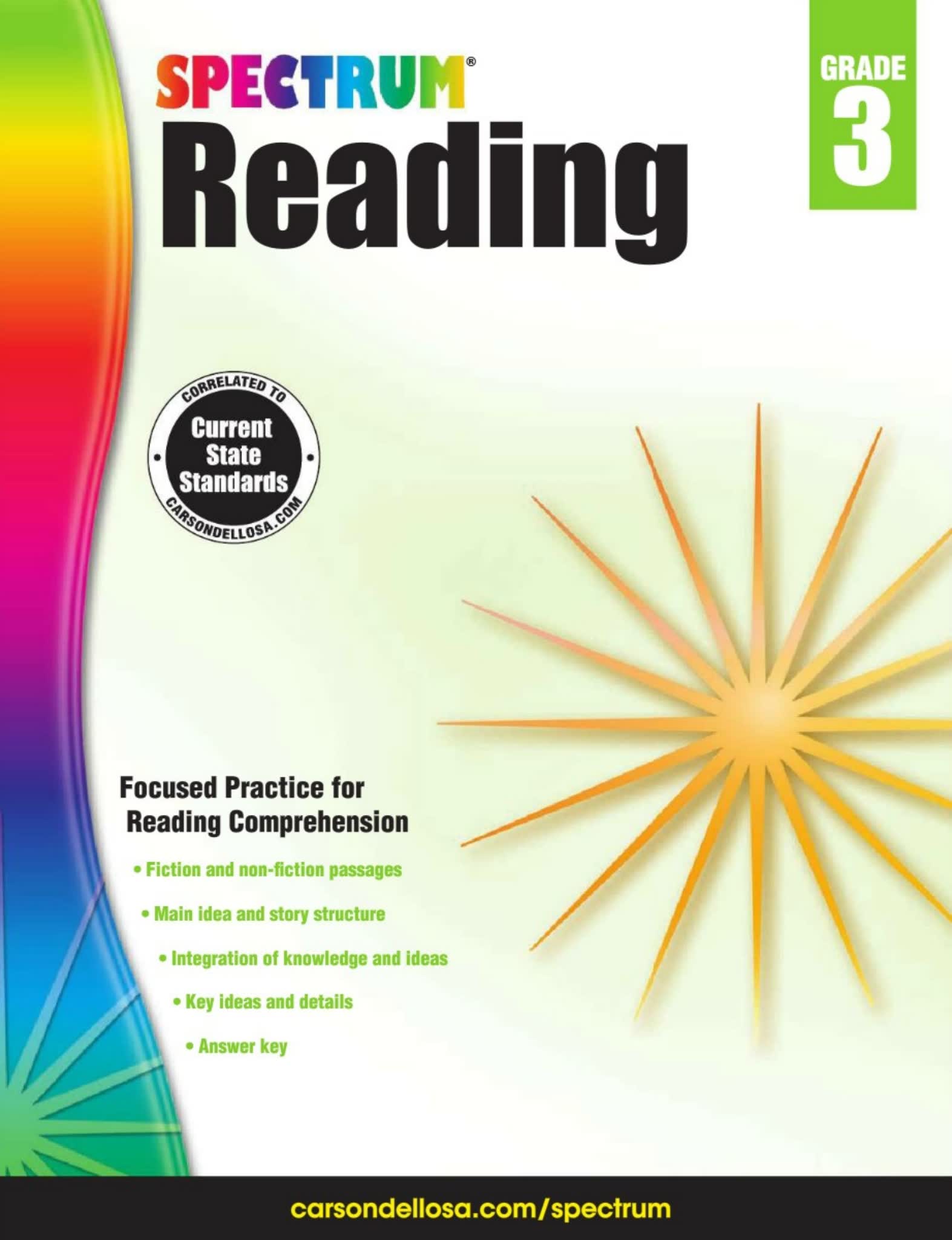 阅读理解练习册美国光谱Spectrum reading