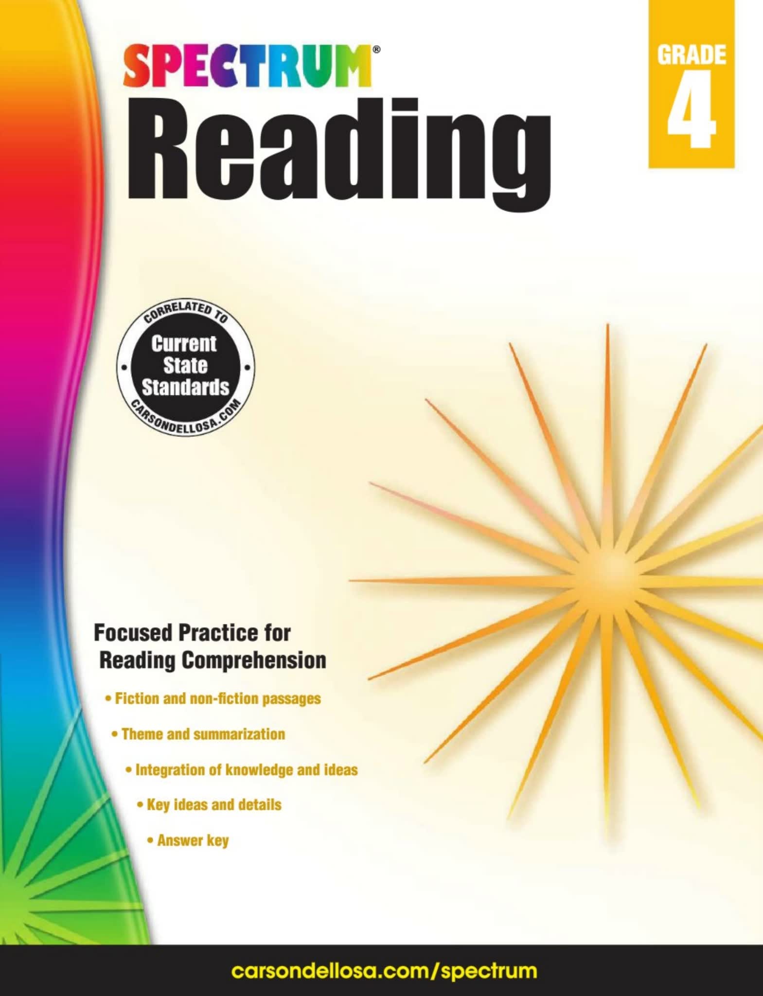 阅读理解练习册美国光谱Spectrum reading