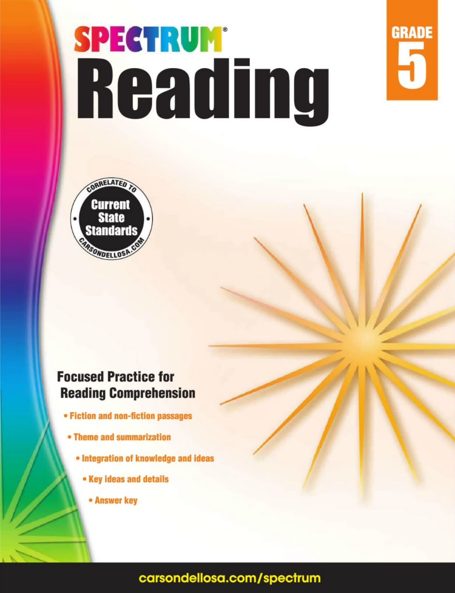 阅读理解练习册美国光谱Spectrum reading