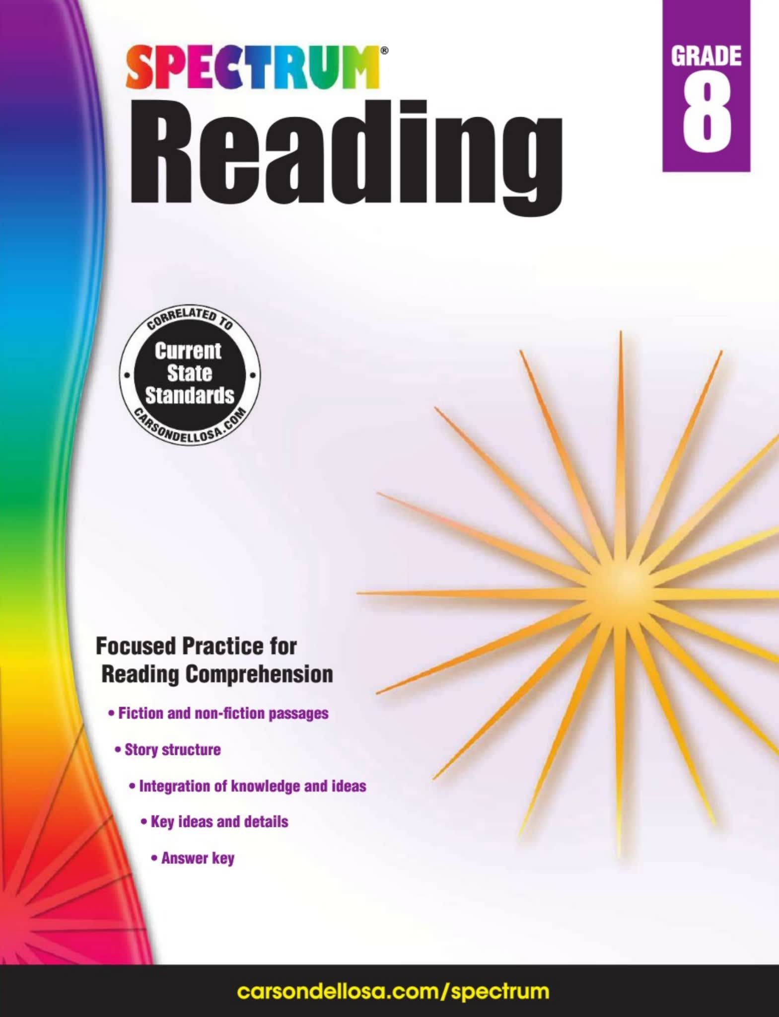阅读理解练习册美国光谱Spectrum reading
