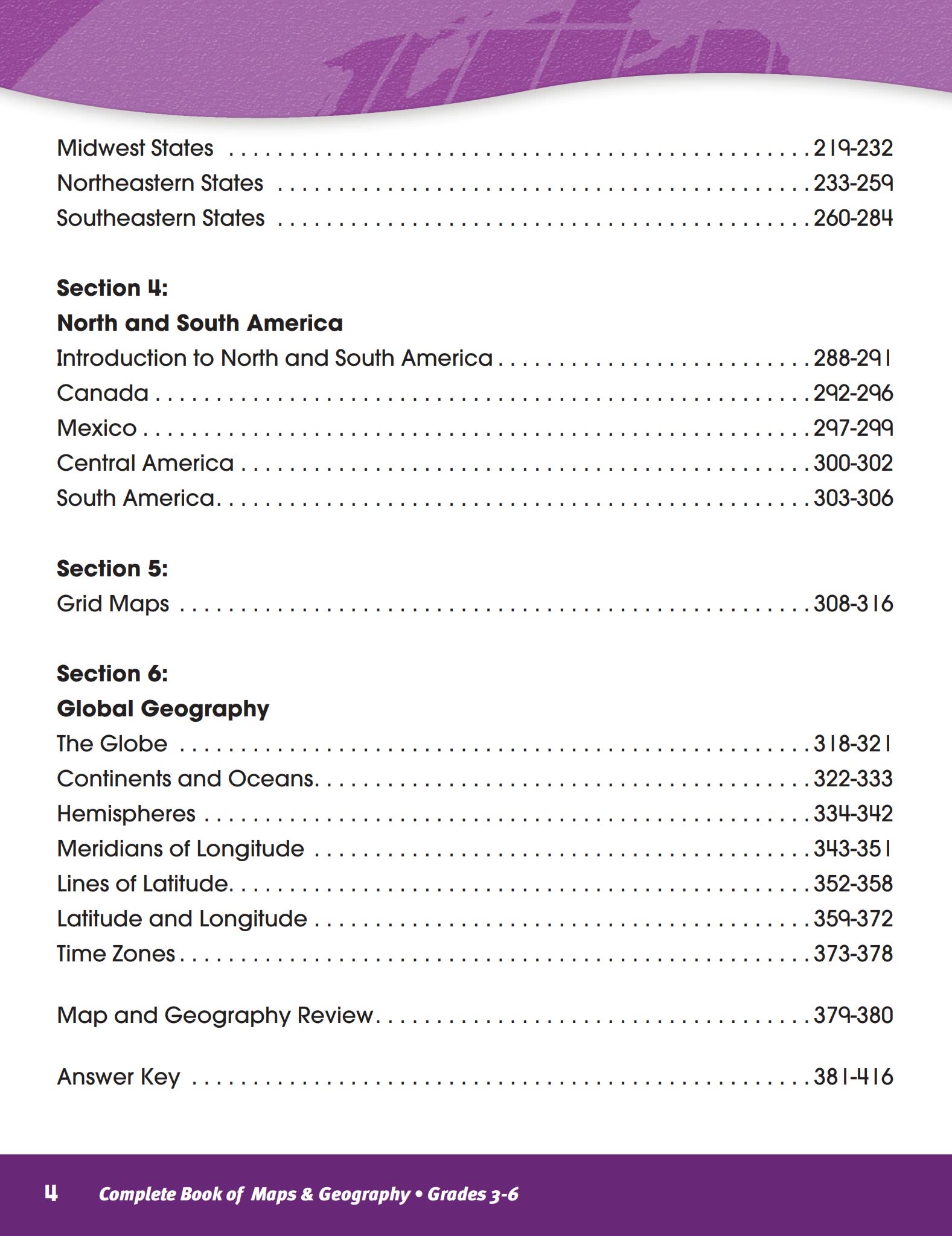 美国原版小学生地理学习手册The Complete Book of Maps and Geography