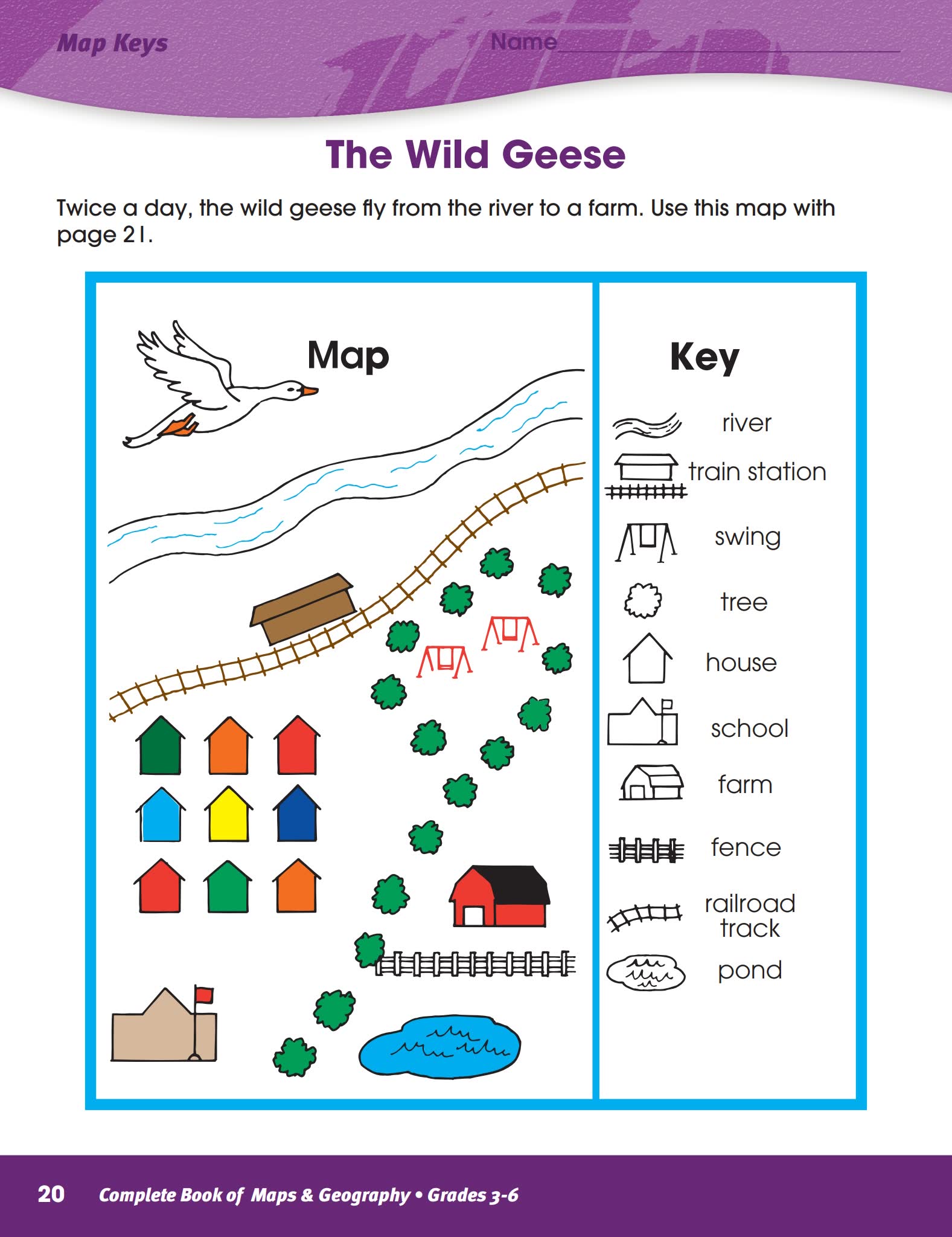 美国原版小学生地理学习手册The Complete Book of Maps and Geography