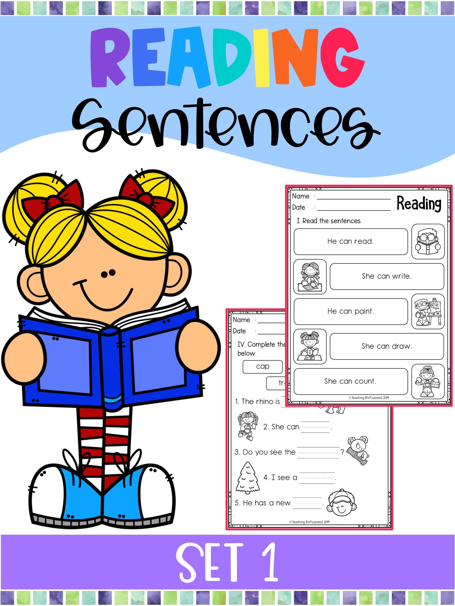 专项短句阅读理解练习册Reading Sentences