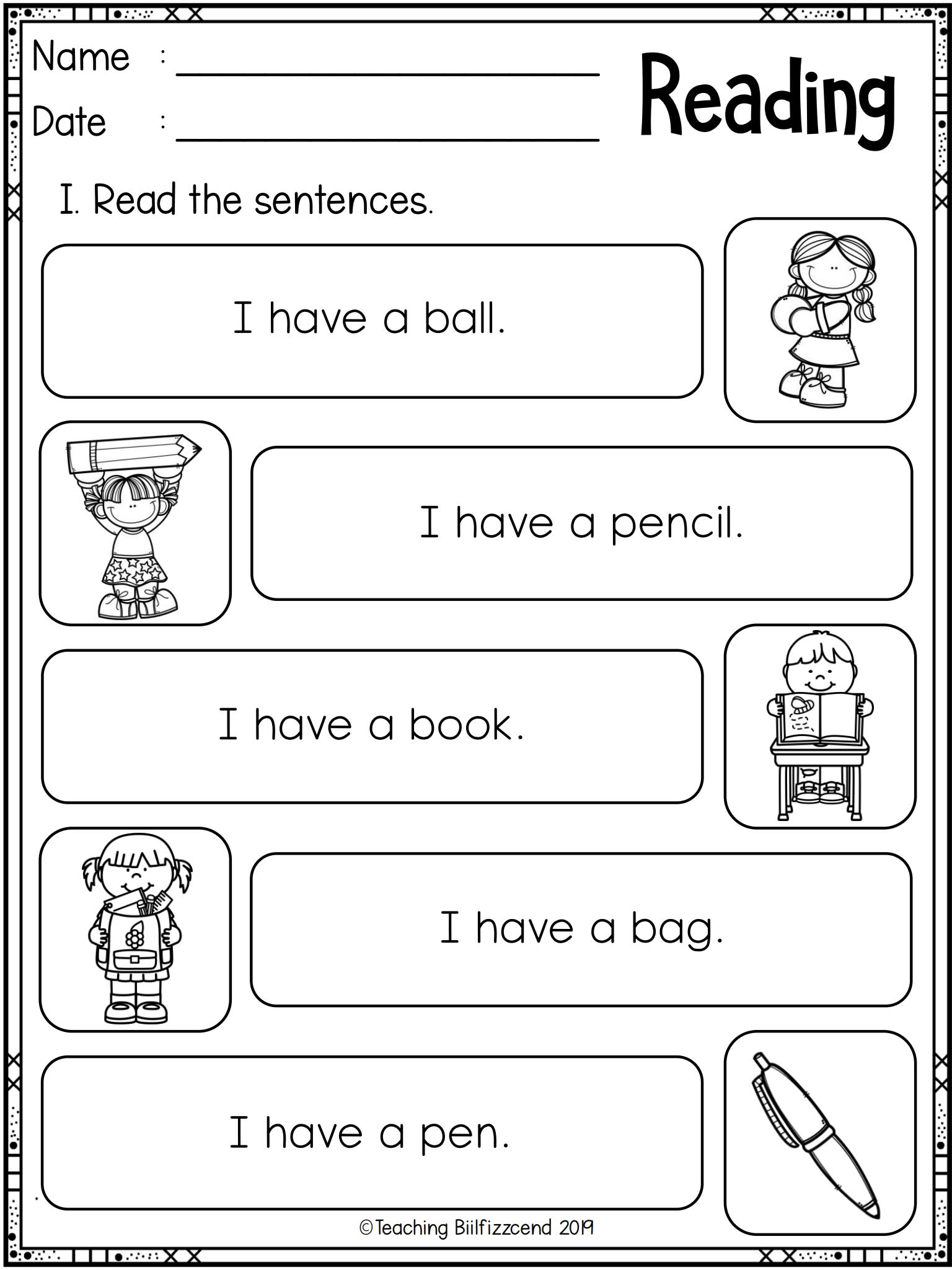 专项短句阅读理解练习册Reading Sentences